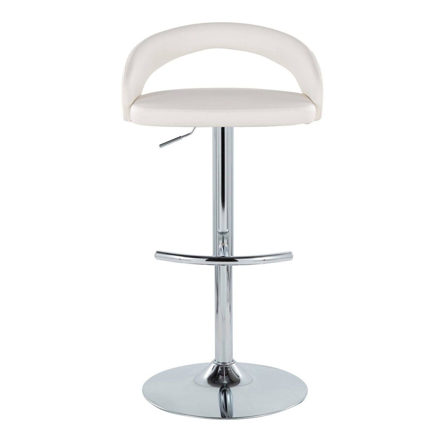 Majestic Office Furniture Upholstered Adjustable Barstool