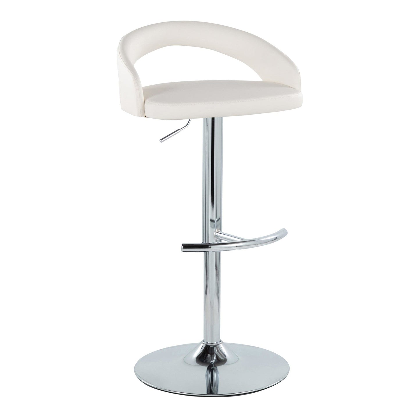 Majestic Office Furniture Upholstered Adjustable Barstool