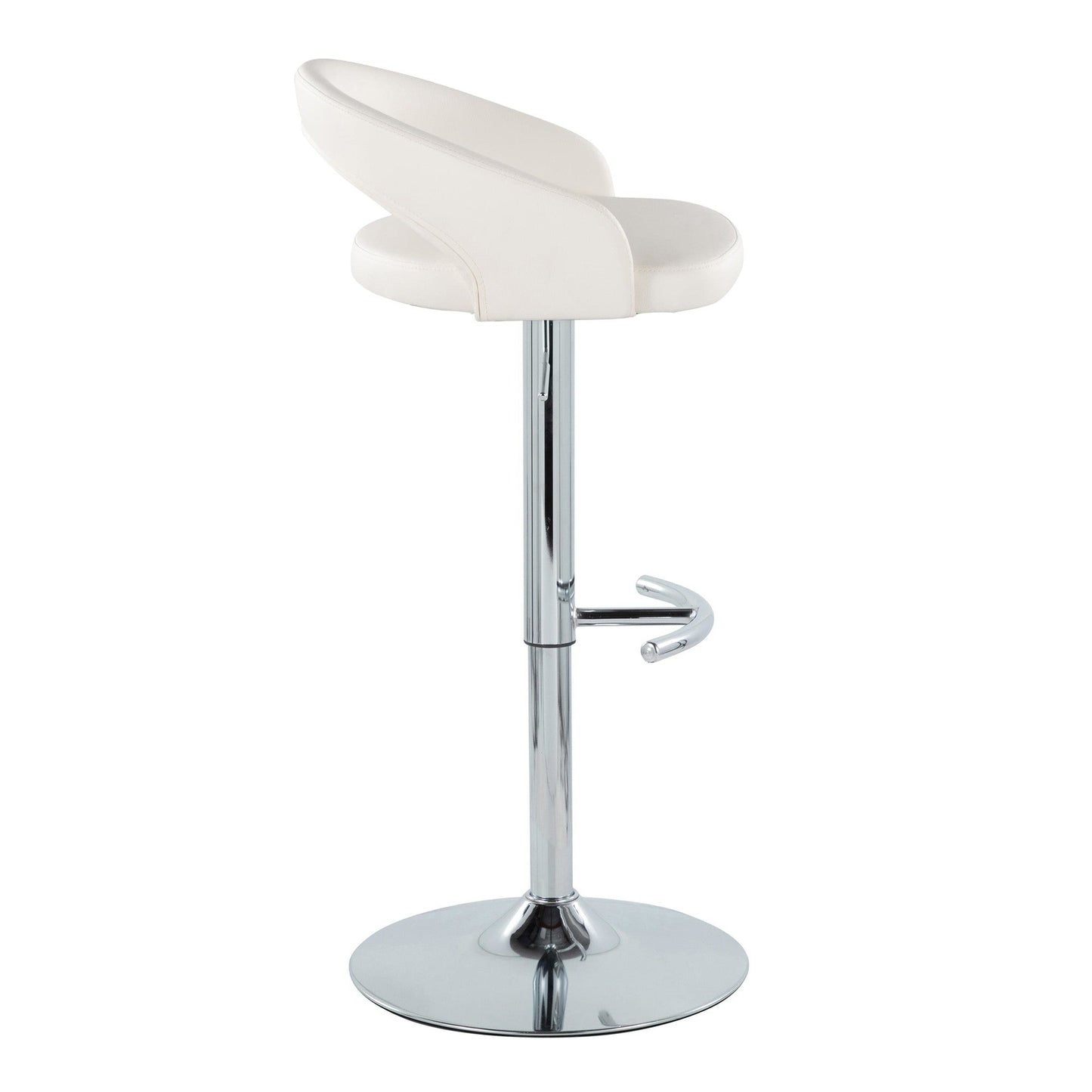 Majestic Office Furniture Upholstered Adjustable Barstool