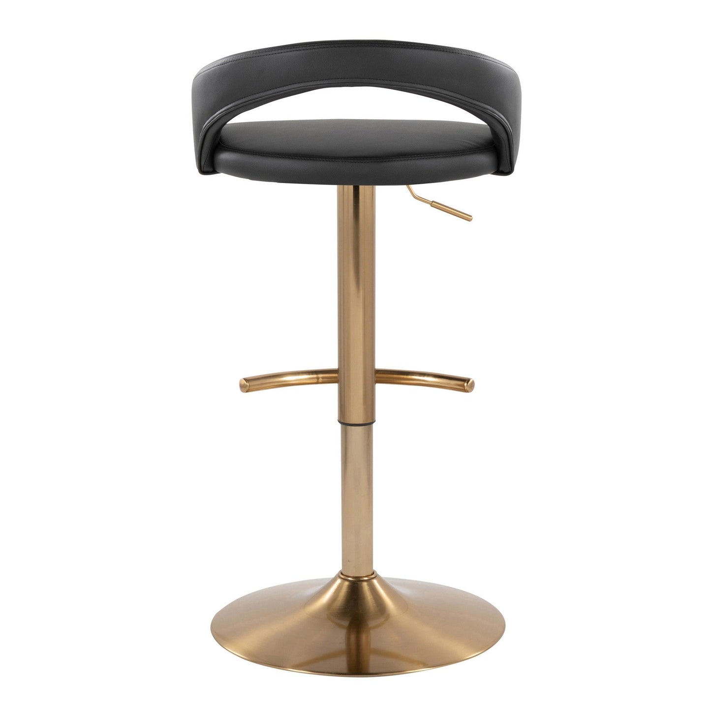Majestic Office Furniture Upholstered Adjustable Barstool - Set of 2