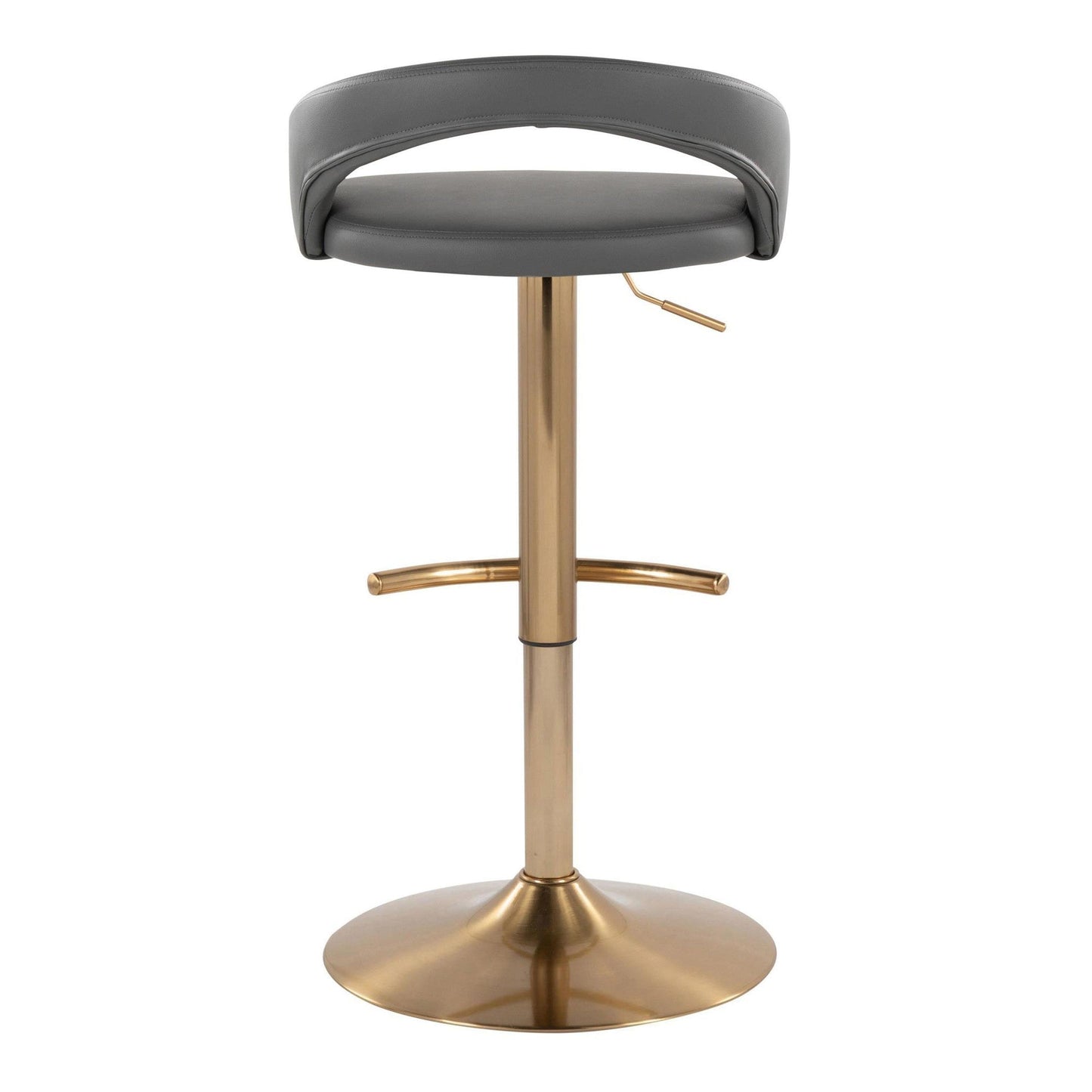 Majestic Office Furniture Upholstered Adjustable Barstool - Set of 2
