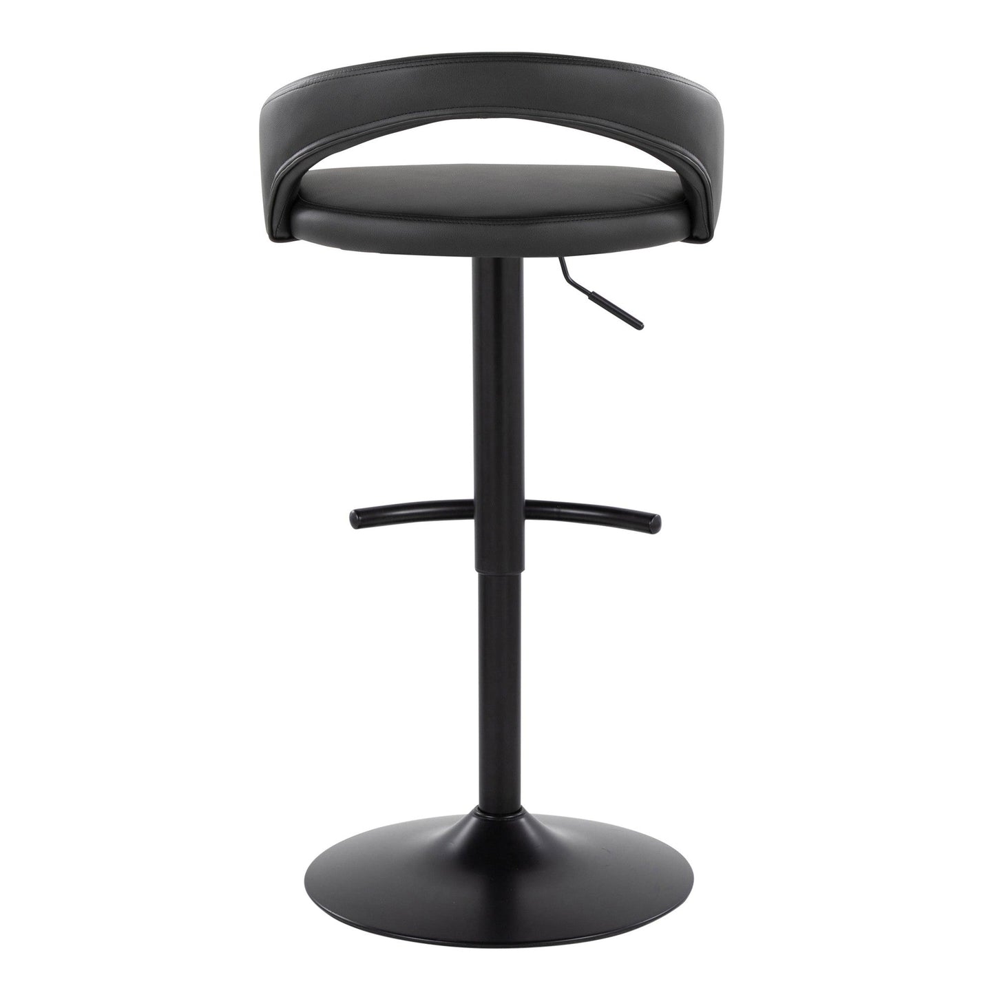 Majestic Office Furniture Upholstered Adjustable Barstool - Set of 2