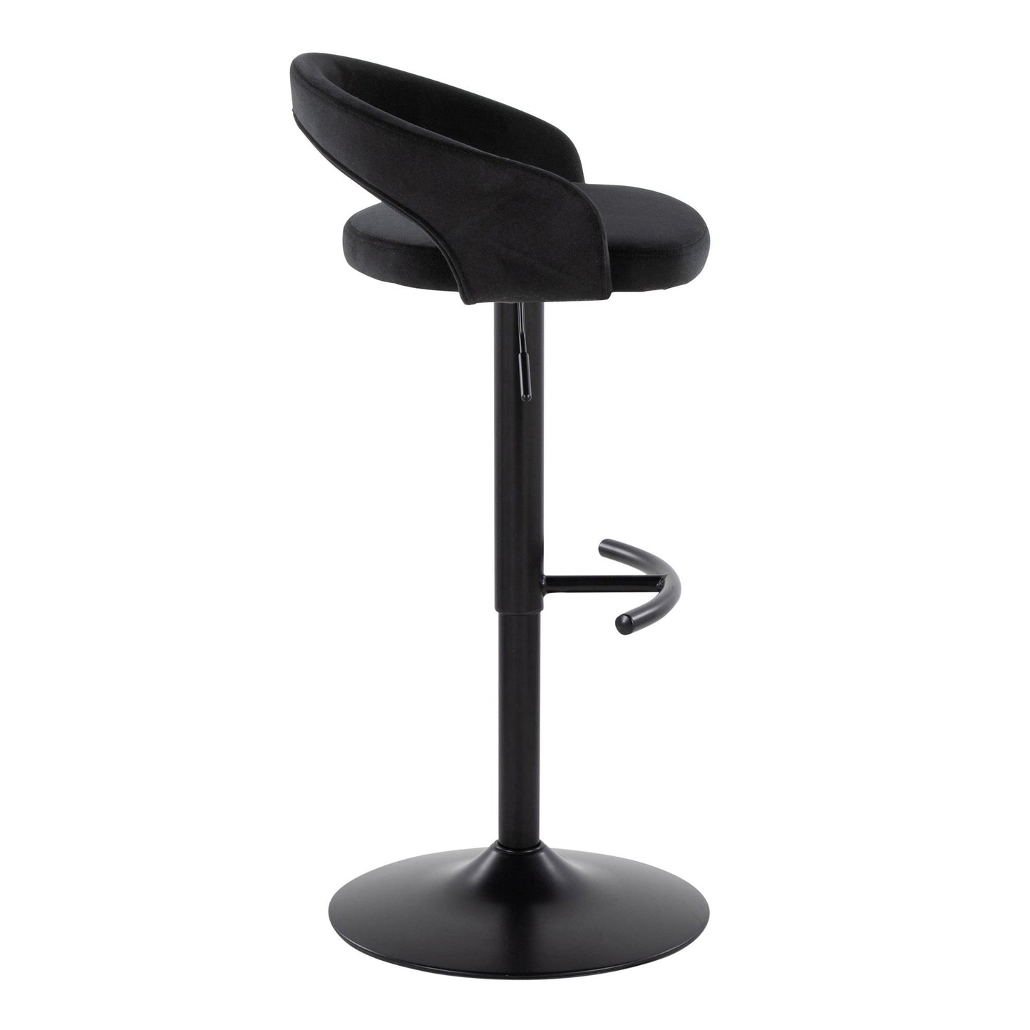 Majestic Office Furniture Upholstered Adjustable Barstool