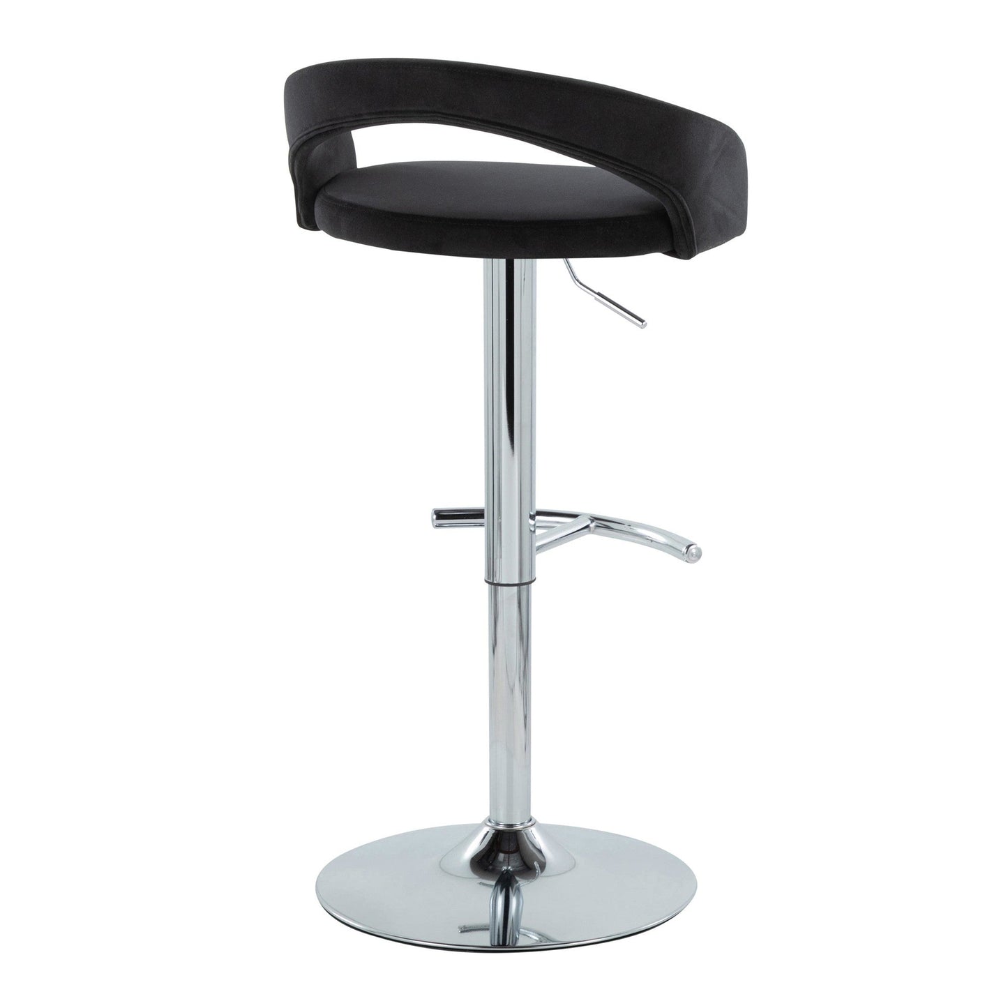 Majestic Office Furniture Upholstered Adjustable Barstool