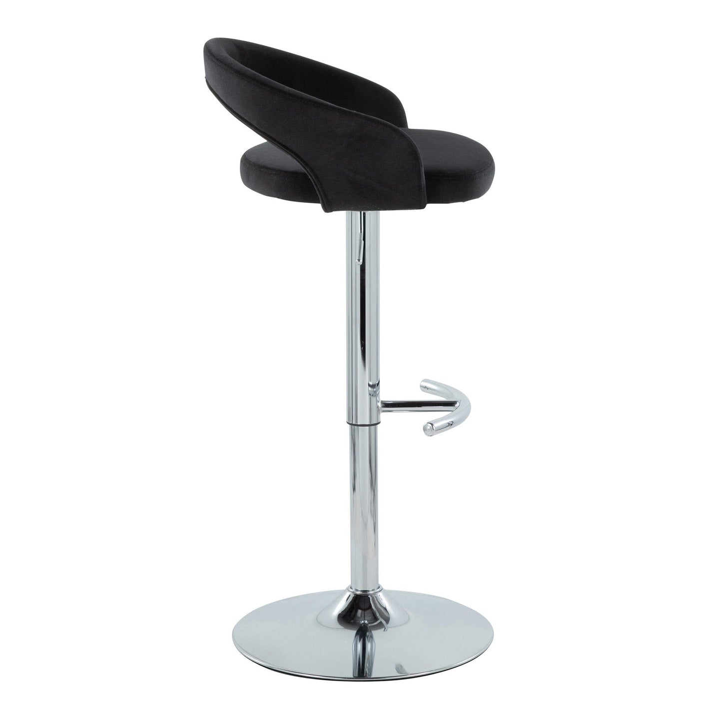 Majestic Office Furniture Upholstered Adjustable Barstool