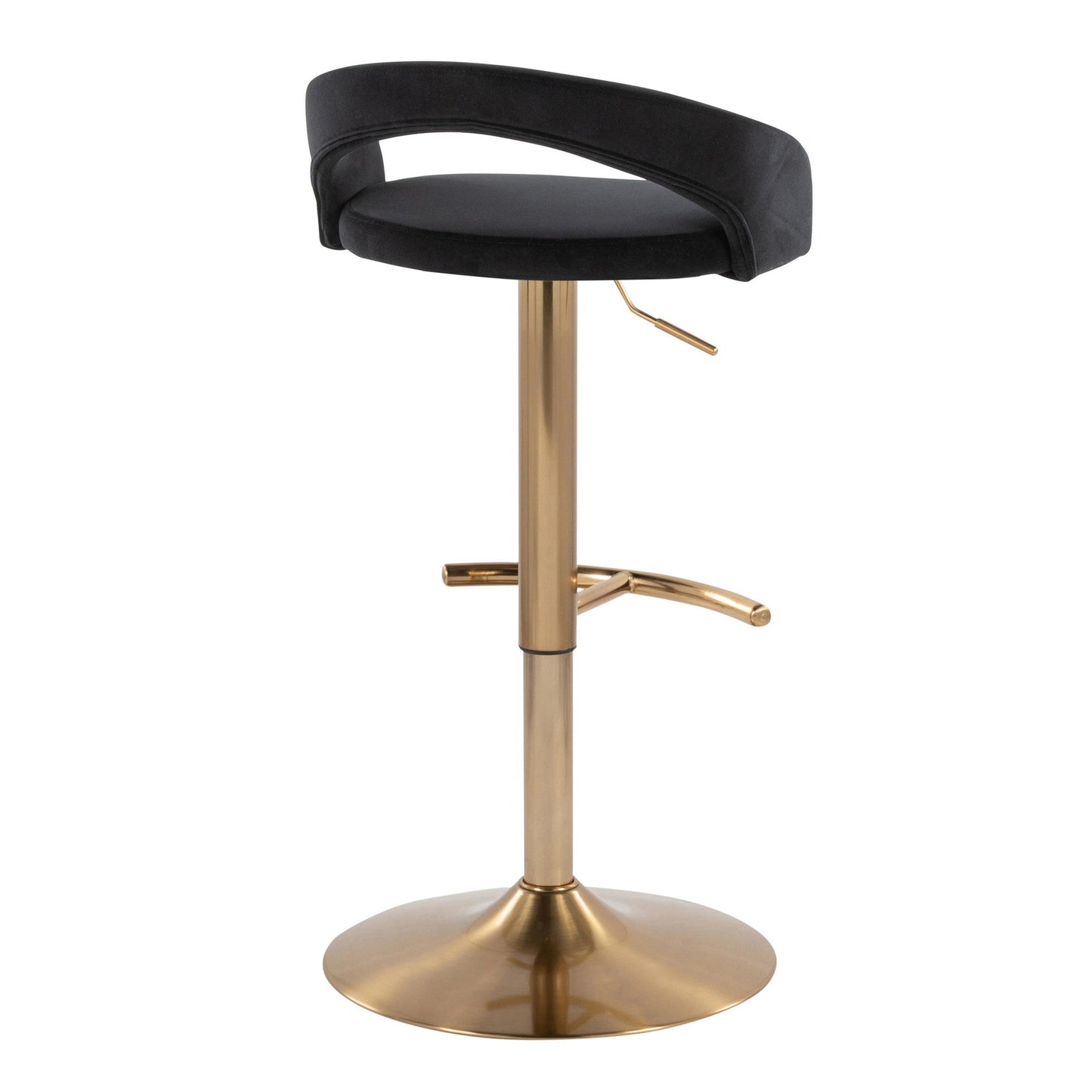 Majestic Office Furniture Upholstered Adjustable Barstool - Set of 2