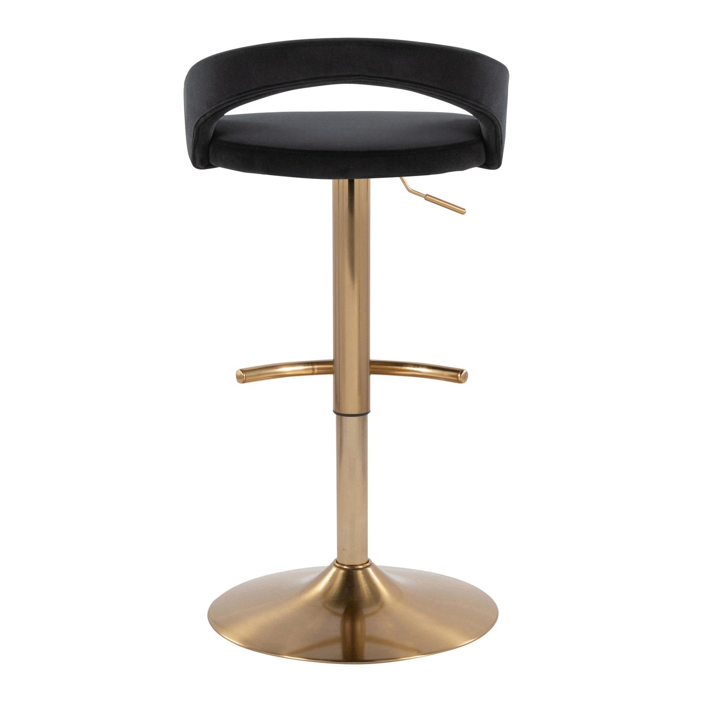 Majestic Office Furniture Upholstered Adjustable Barstool - Set of 2