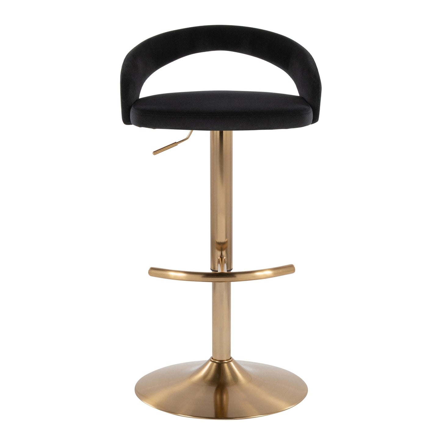 Majestic Office Furniture Upholstered Adjustable Barstool - Set of 2