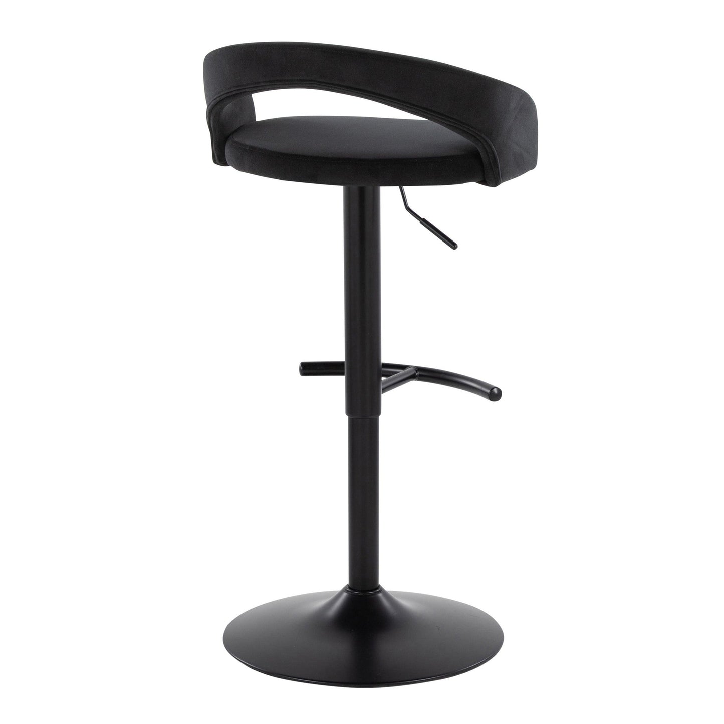 Majestic Office Furniture Upholstered Adjustable Barstool - Set of 2