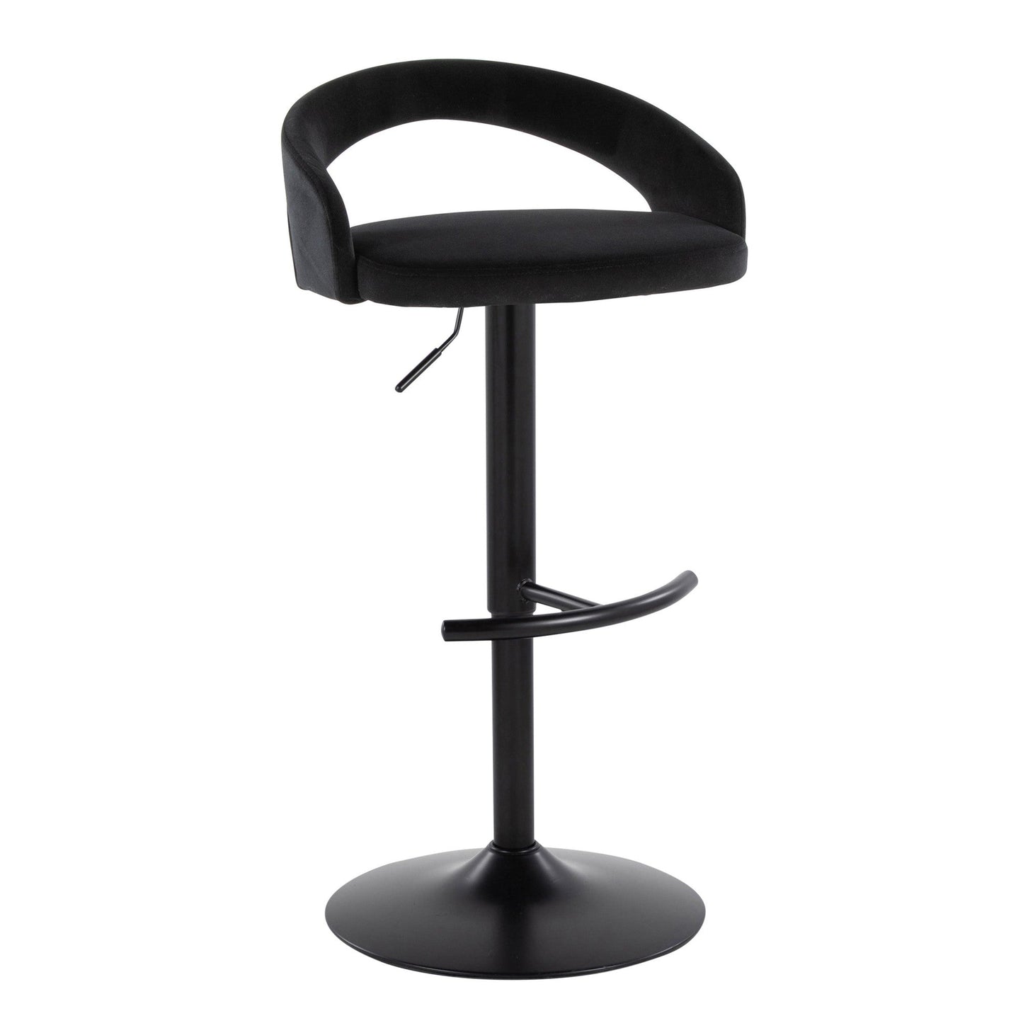 Majestic Office Furniture Upholstered Adjustable Barstool - Set of 2
