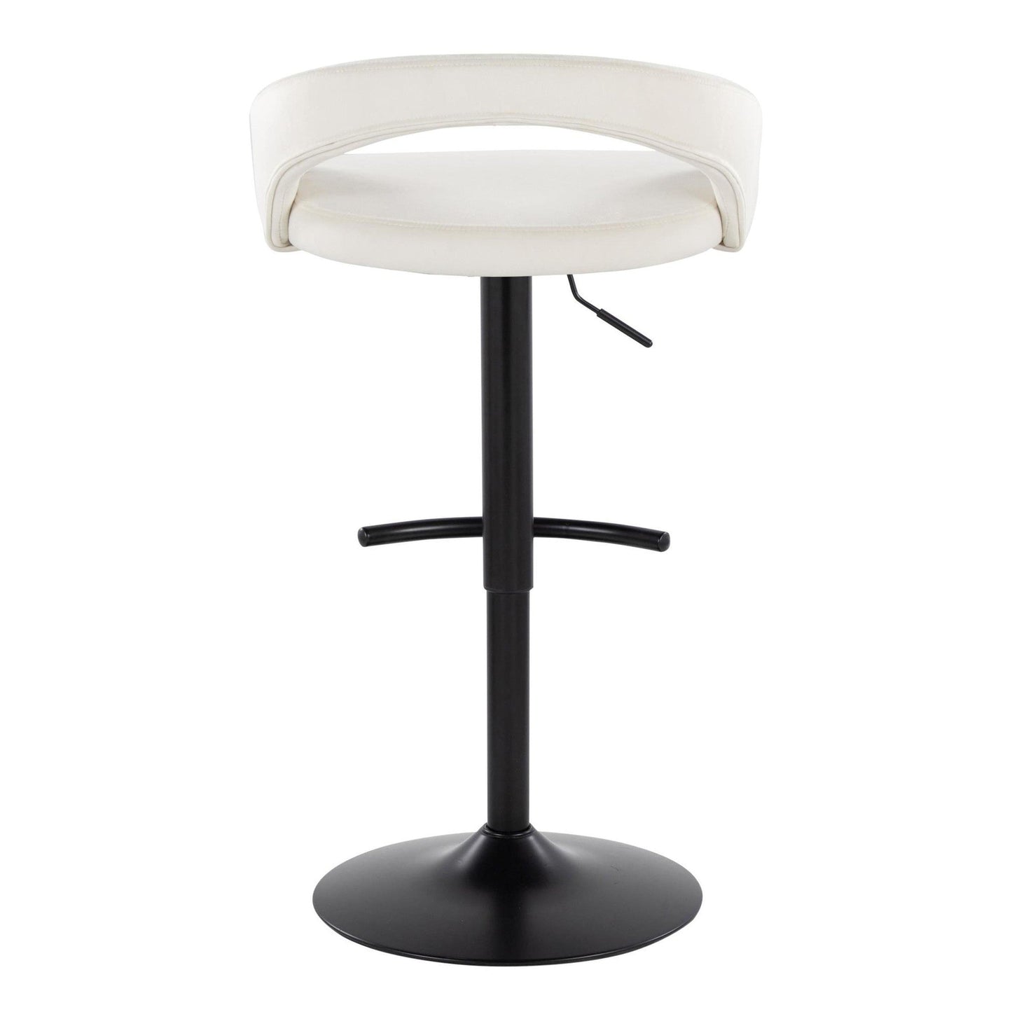 Majestic Office Furniture Upholstered Adjustable Barstool - Set of 2