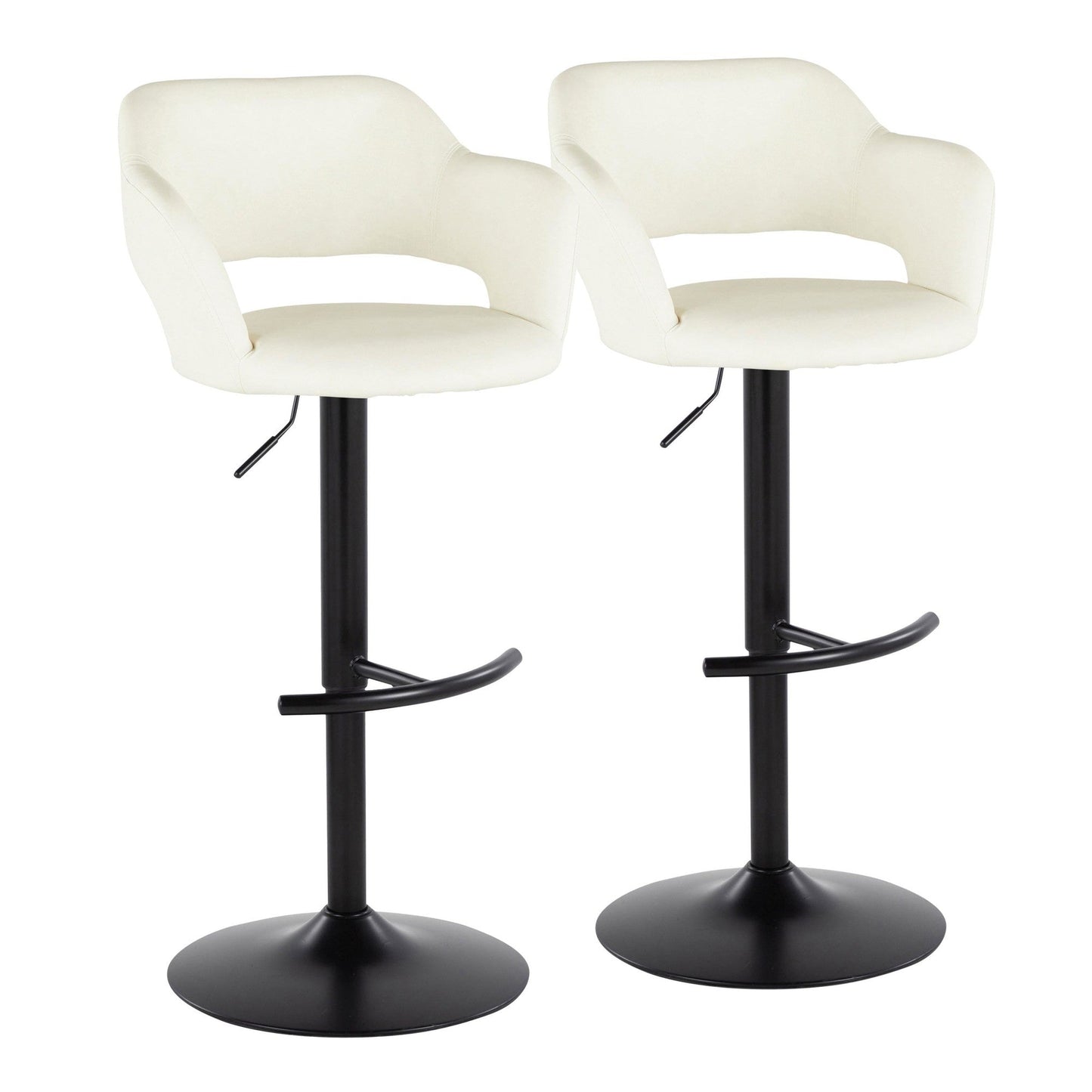 Majestic Office Furniture Adjustable Barstool - Set of 2