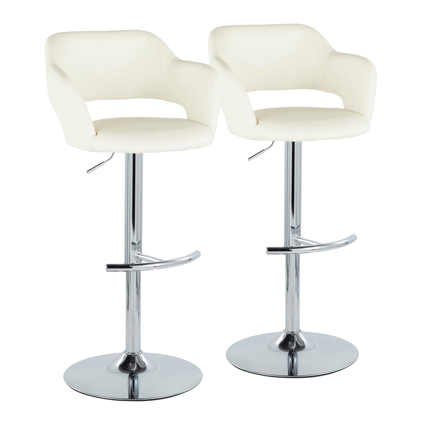 Majestic Office Furniture Adjustable Barstool - Set of 2