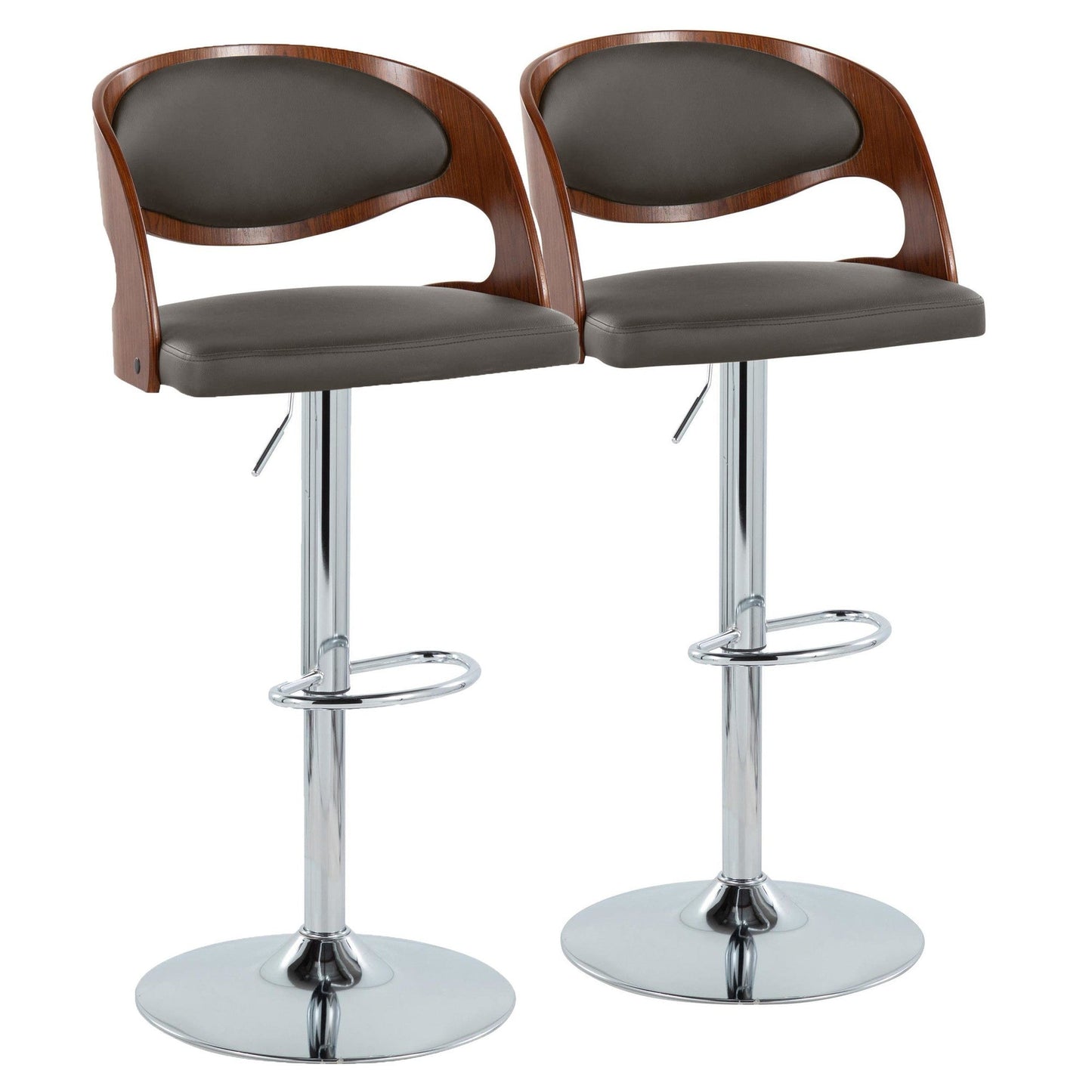 Majestic Office Furniture Adjustable Barstool - Set of 2