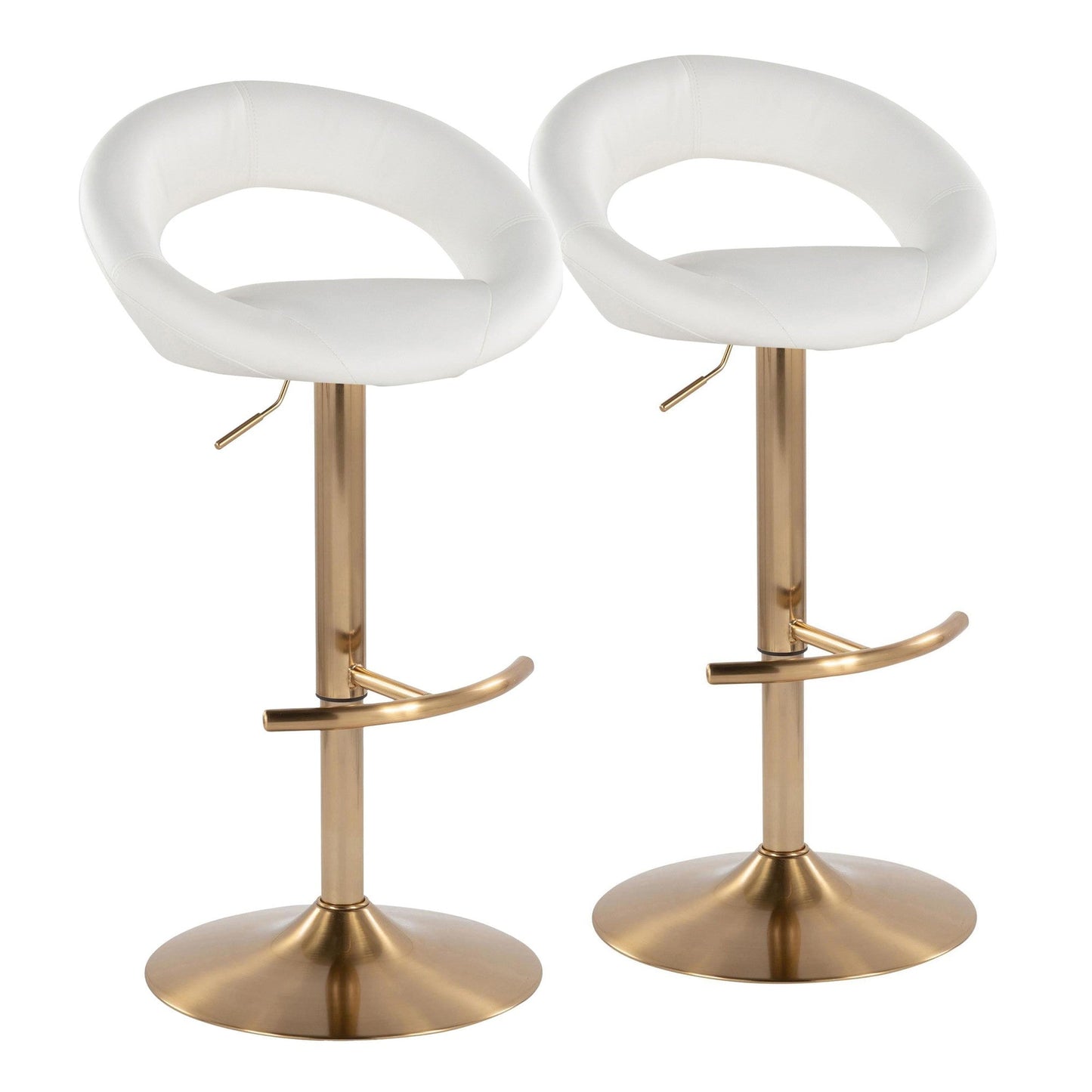 Lumisource Posh Adjustable Barstool - Set of 2