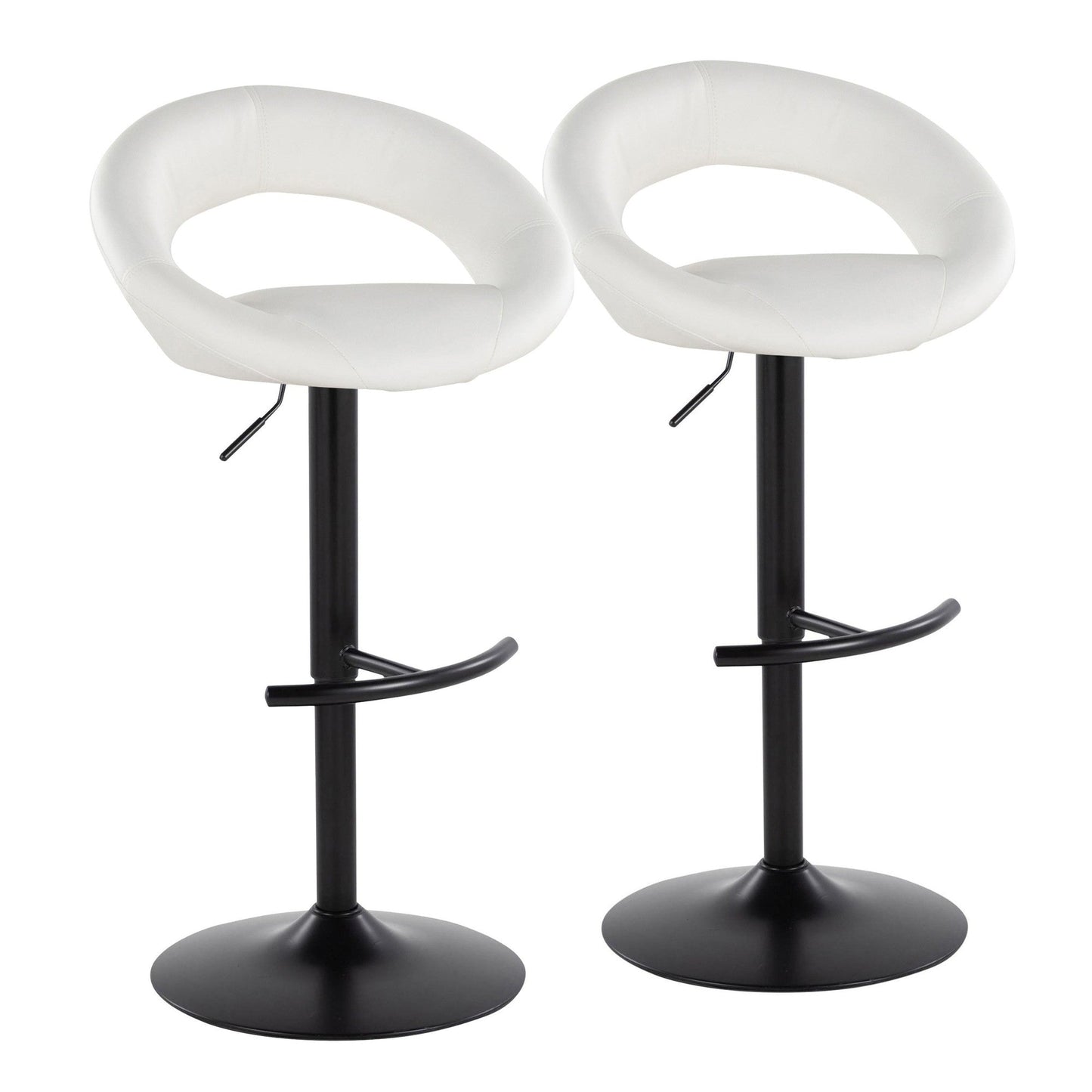 Lumisource Posh Adjustable Barstool - Set of 2