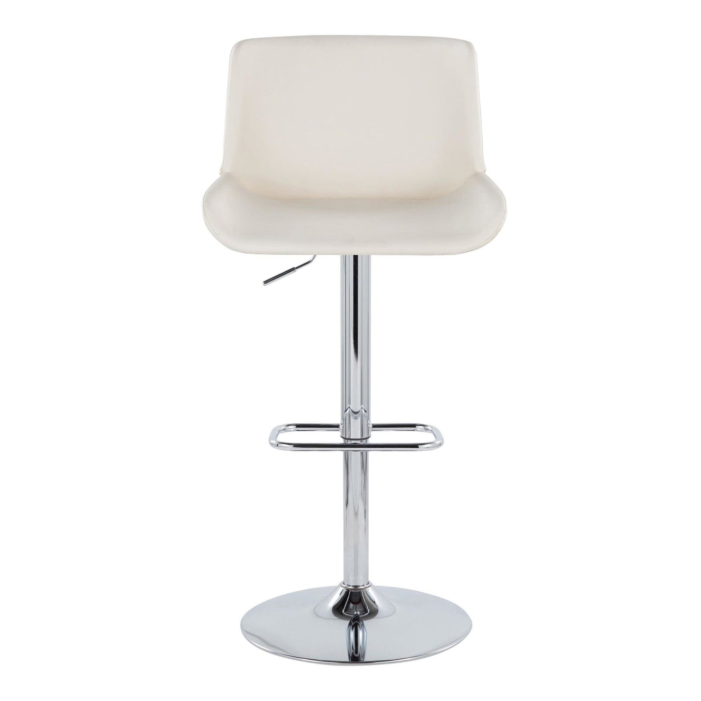 Majestic Office Furniture Upholstered Adjustable Barstool - Set of 2
