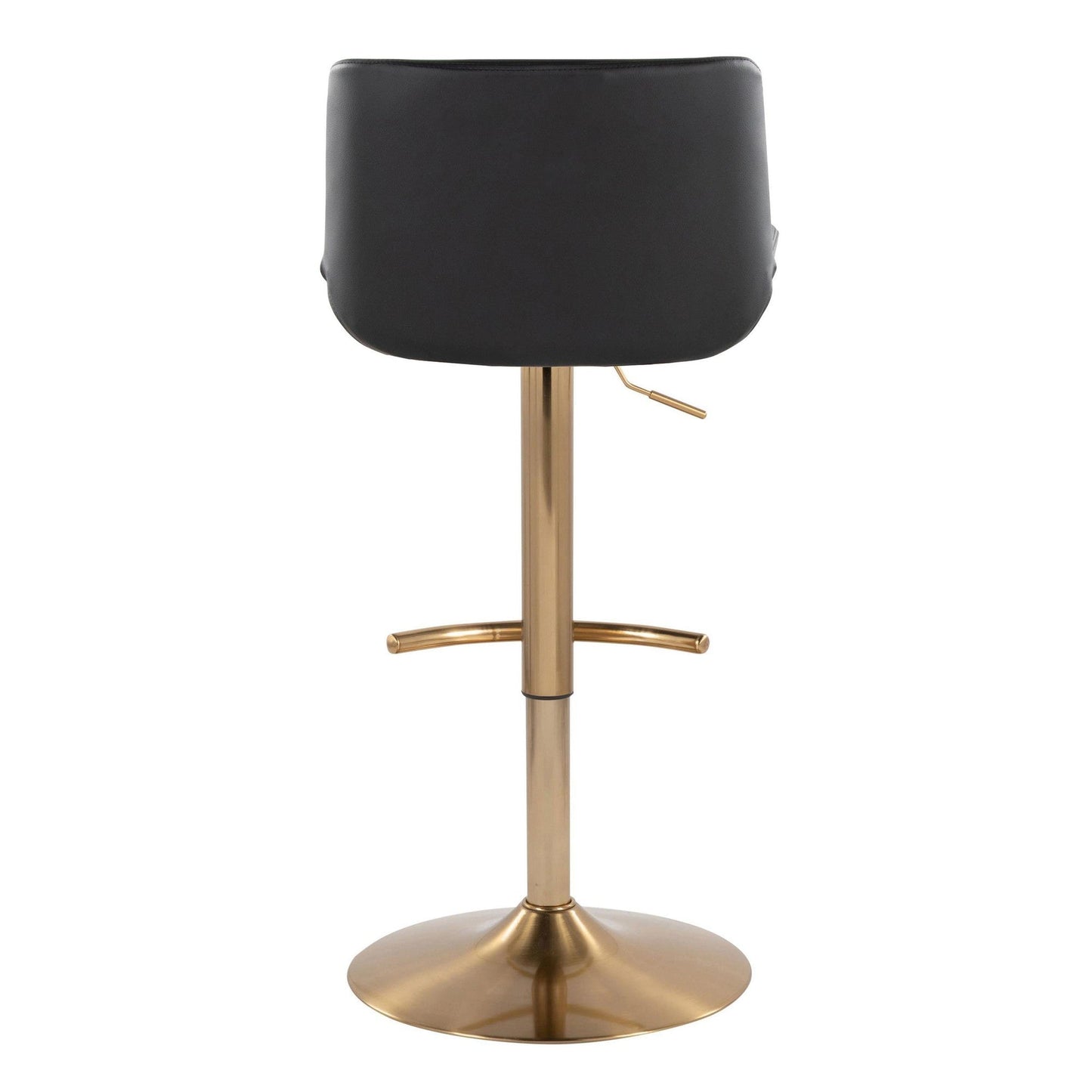 Majestic Office Furniture Upholstered Adjustable Barstool - Set of 2