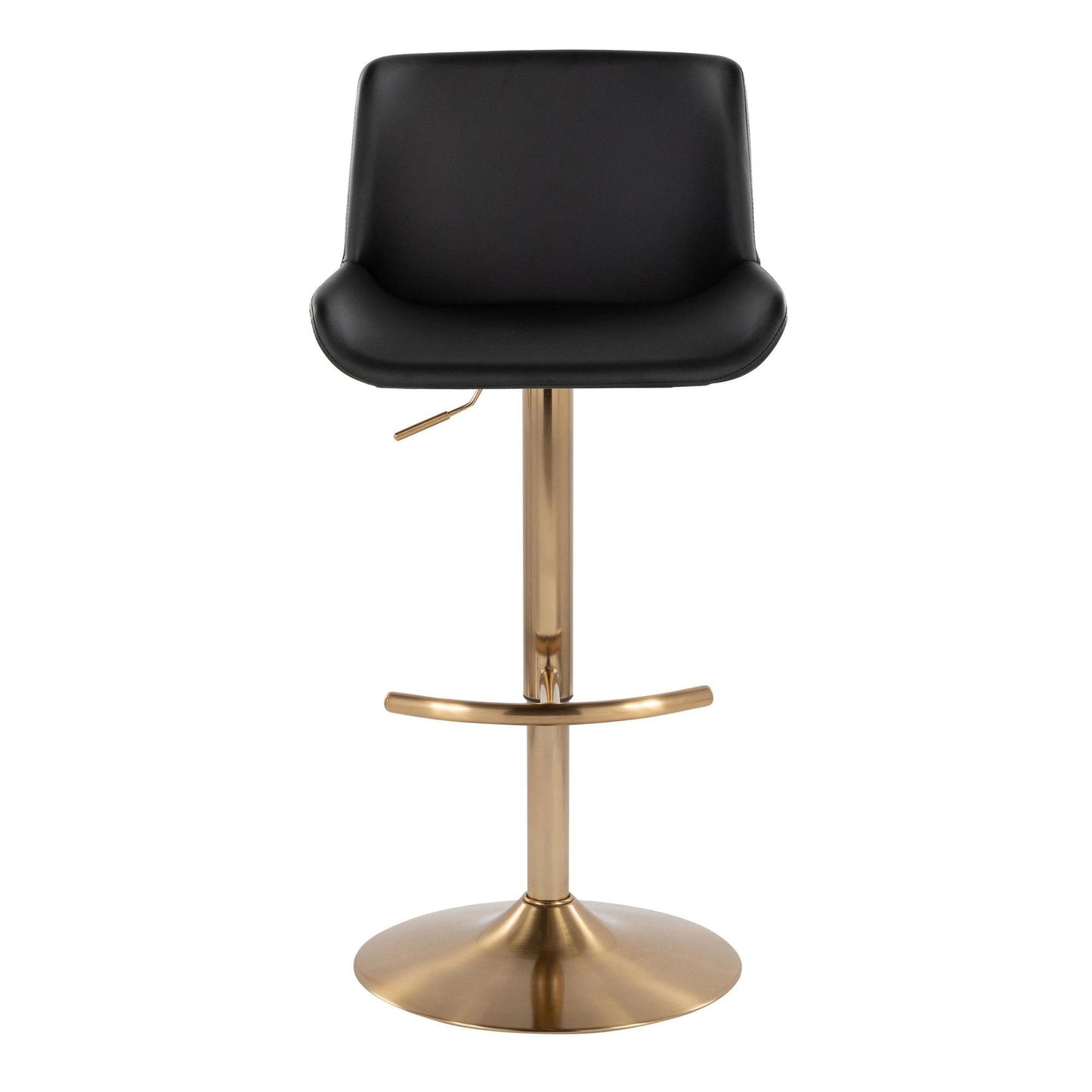 Majestic Office Furniture Upholstered Adjustable Barstool - Set of 2