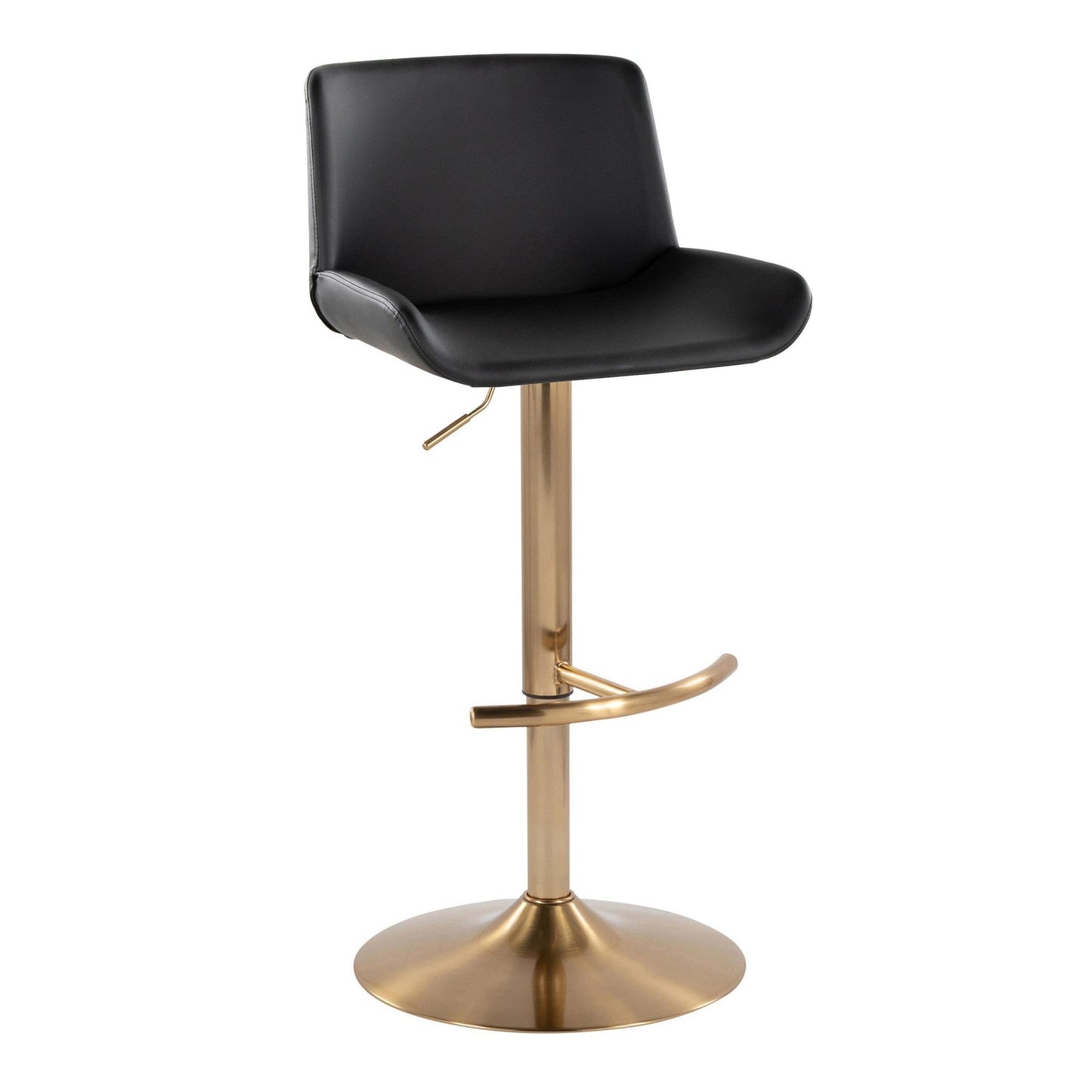 Majestic Office Furniture Upholstered Adjustable Barstool - Set of 2