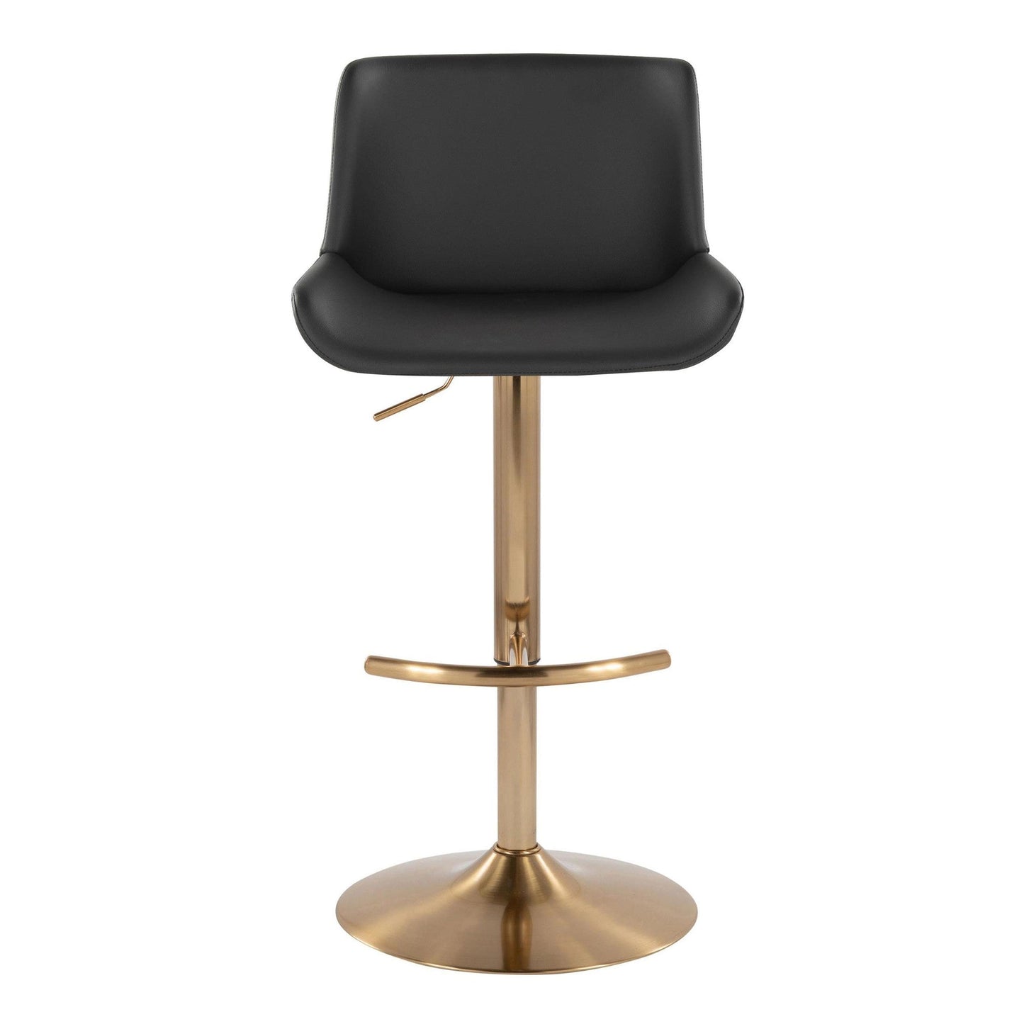 Majestic Office Furniture Upholstered Adjustable Barstool - Set of 2