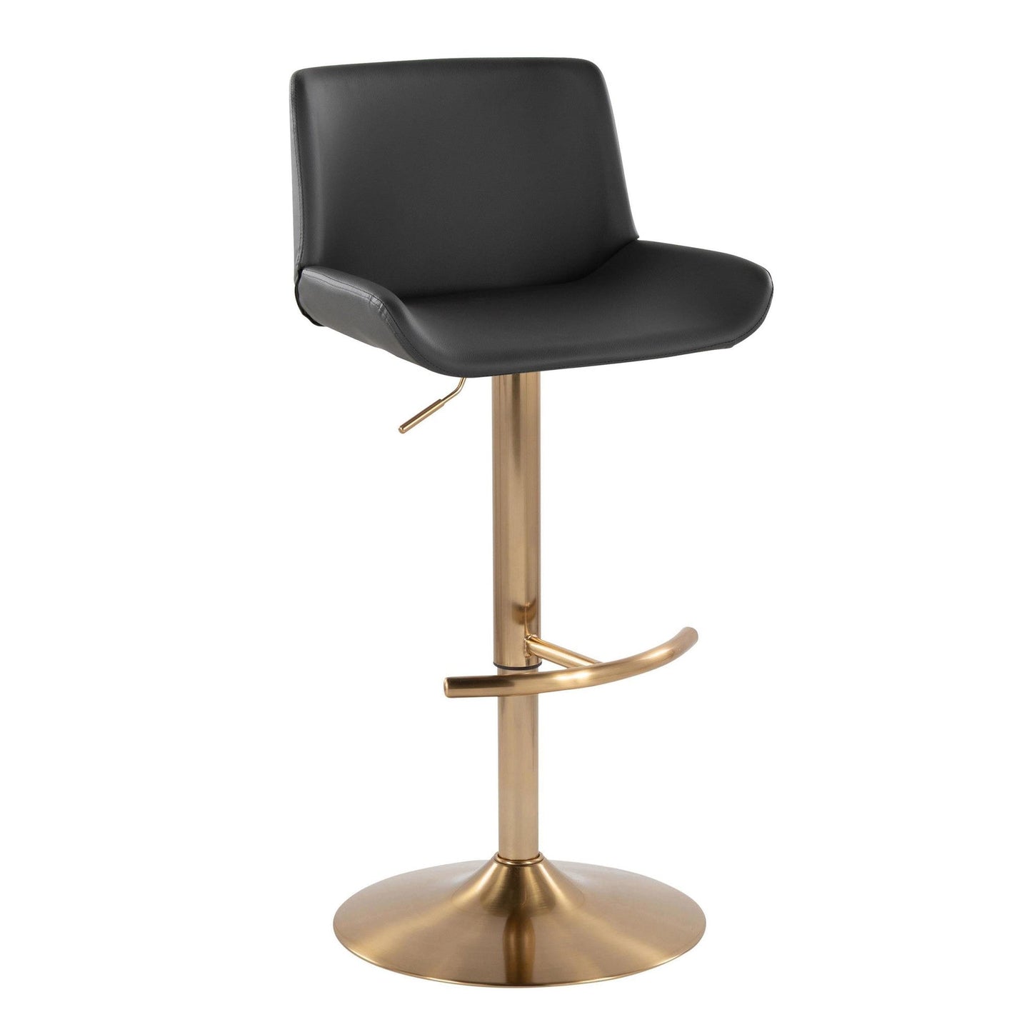 Majestic Office Furniture Upholstered Adjustable Barstool - Set of 2