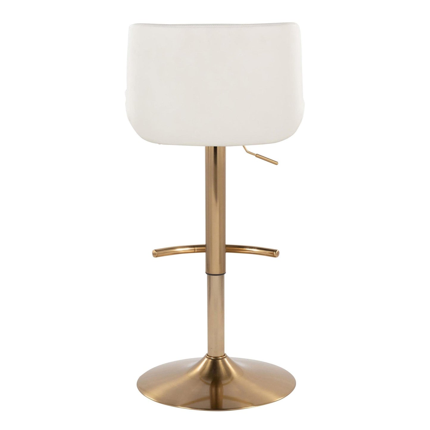 Majestic Office Furniture Upholstered Adjustable Barstool - Set of 2