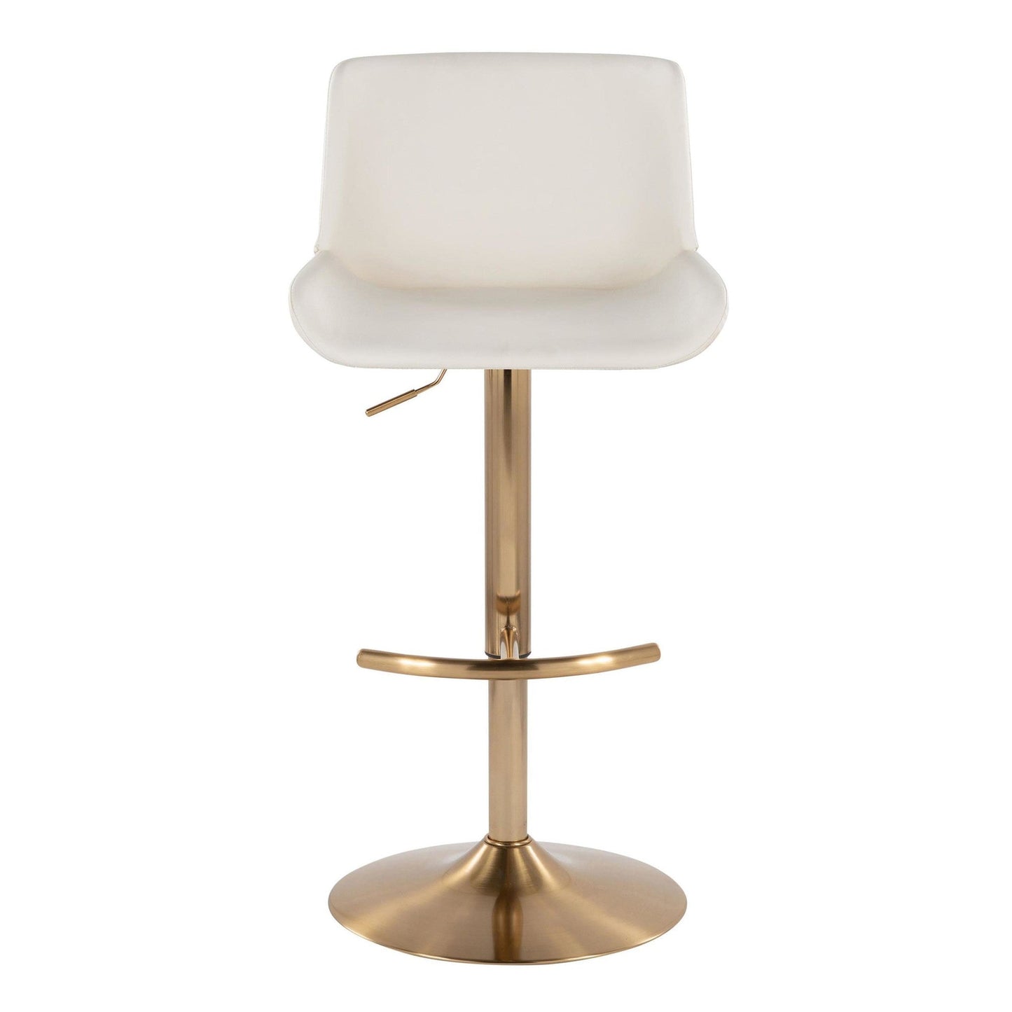 Majestic Office Furniture Upholstered Adjustable Barstool - Set of 2