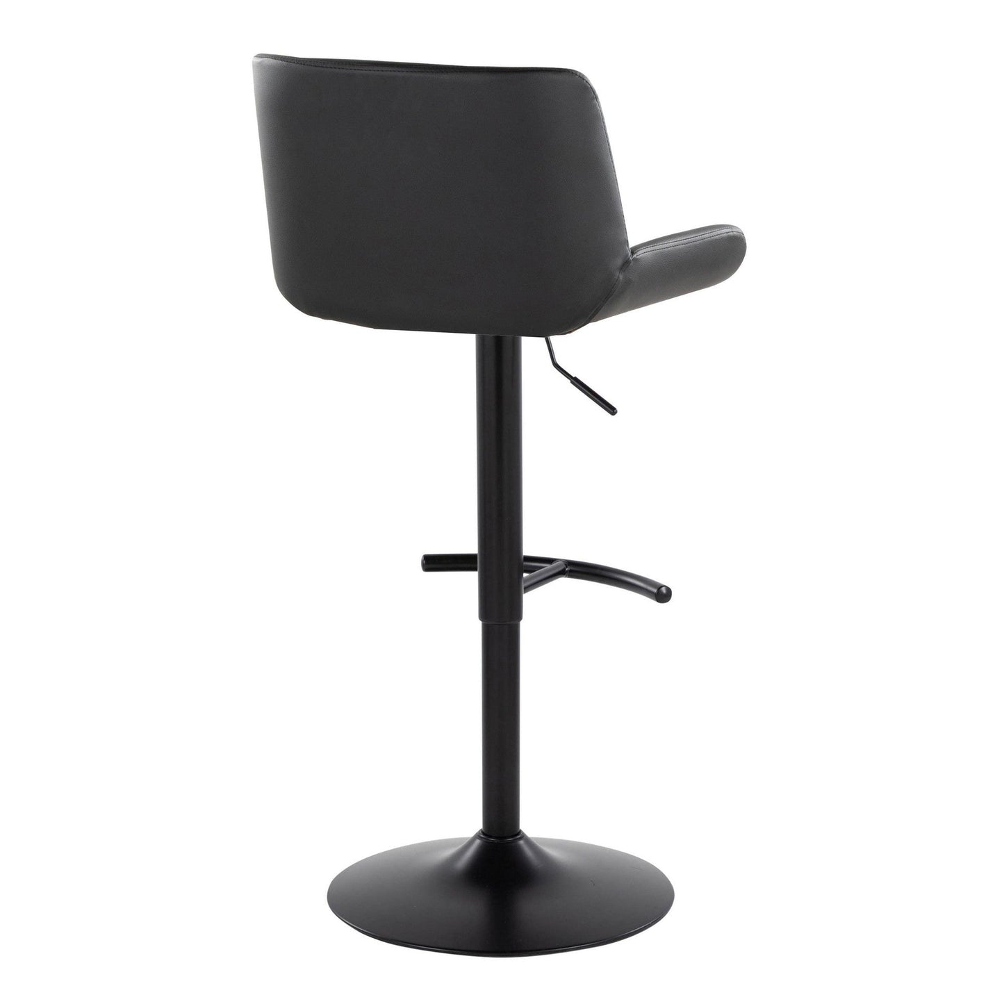 Majestic Office Furniture Upholstered Adjustable Barstool - Set of 2