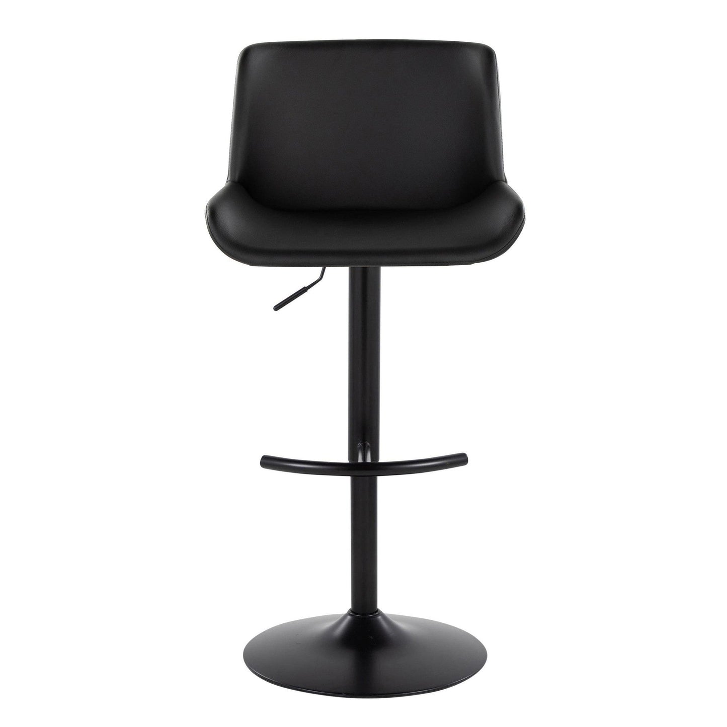 Majestic Office Furniture Upholstered Adjustable Barstool - Set of 2