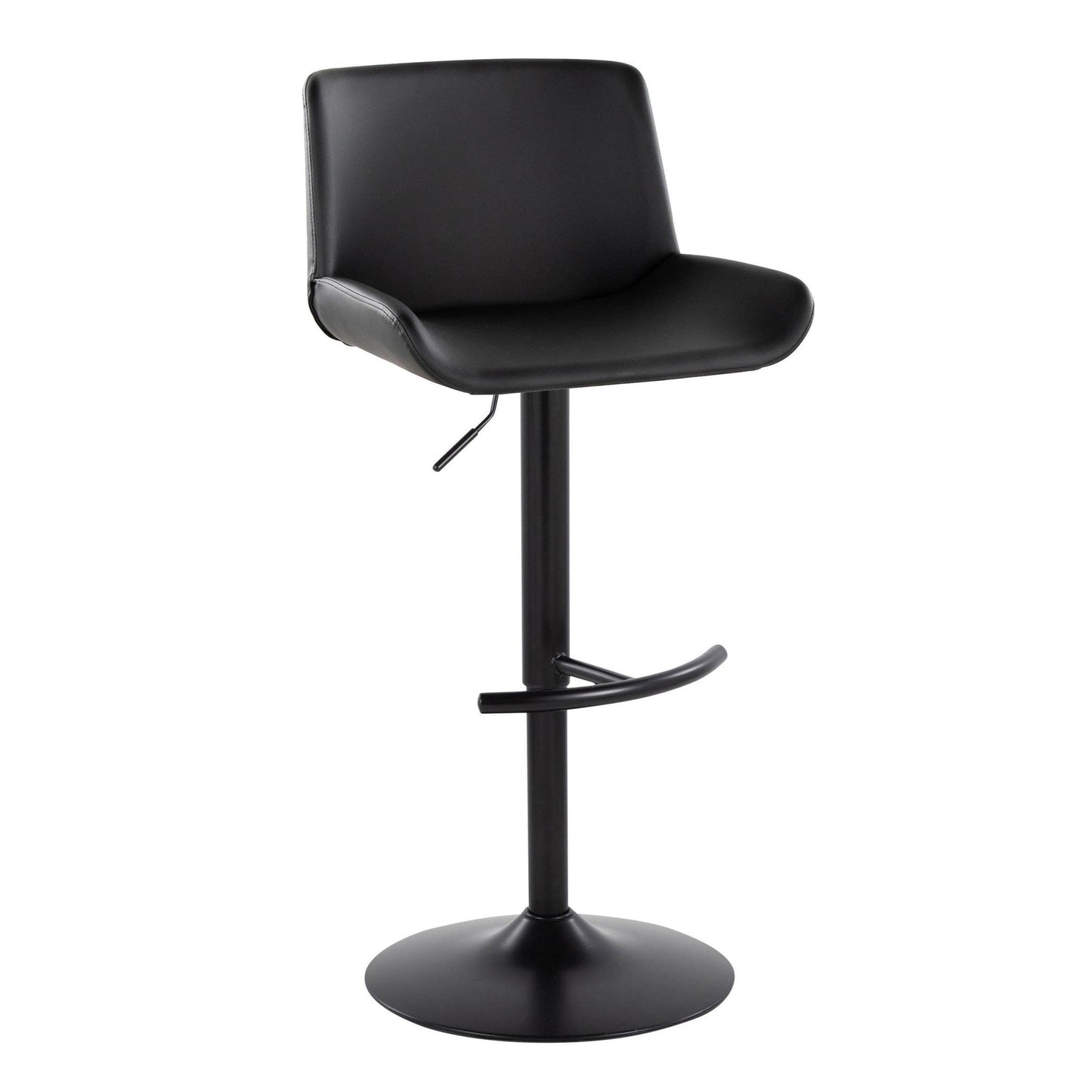 Majestic Office Furniture Upholstered Adjustable Barstool - Set of 2