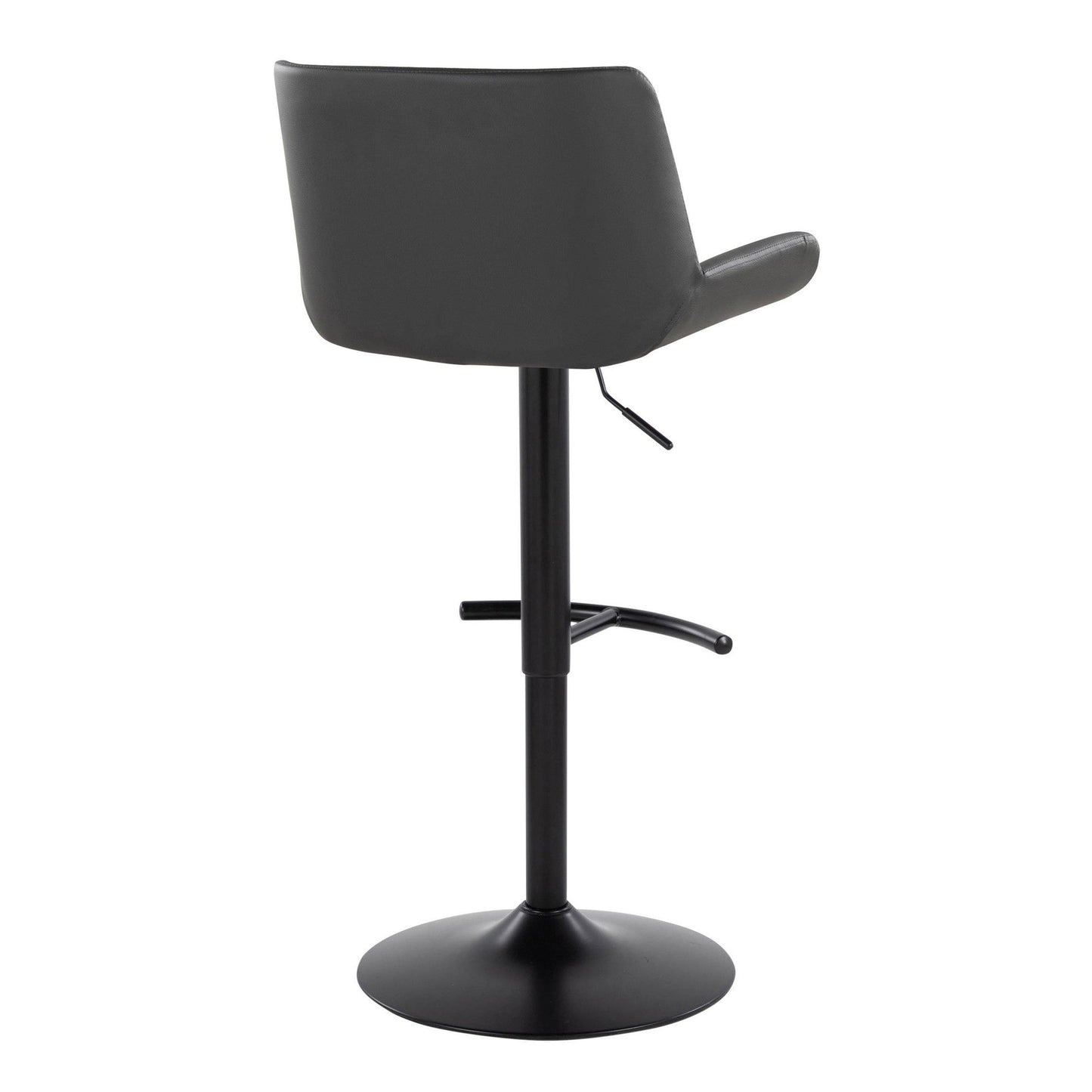 Majestic Office Furniture Upholstered Adjustable Barstool - Set of 2
