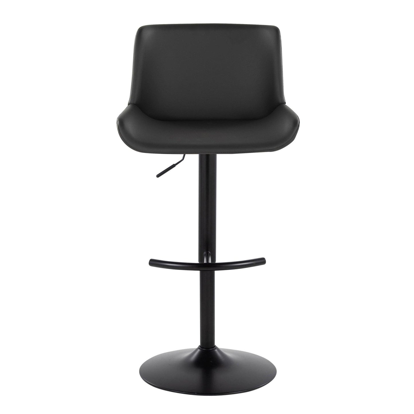 Majestic Office Furniture Upholstered Adjustable Barstool - Set of 2