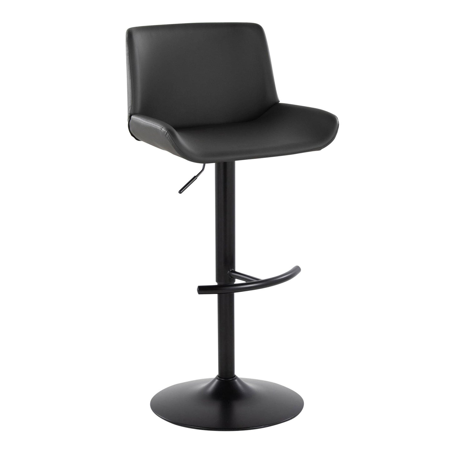 Majestic Office Furniture Upholstered Adjustable Barstool - Set of 2