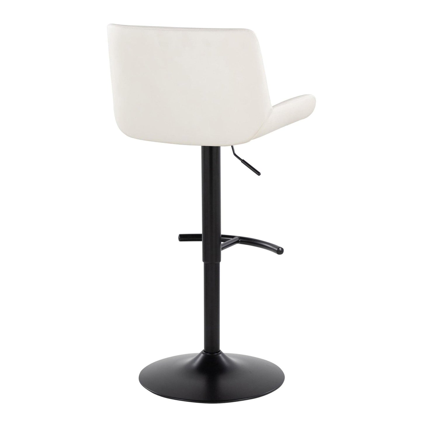Majestic Office Furniture Upholstered Adjustable Barstool - Set of 2