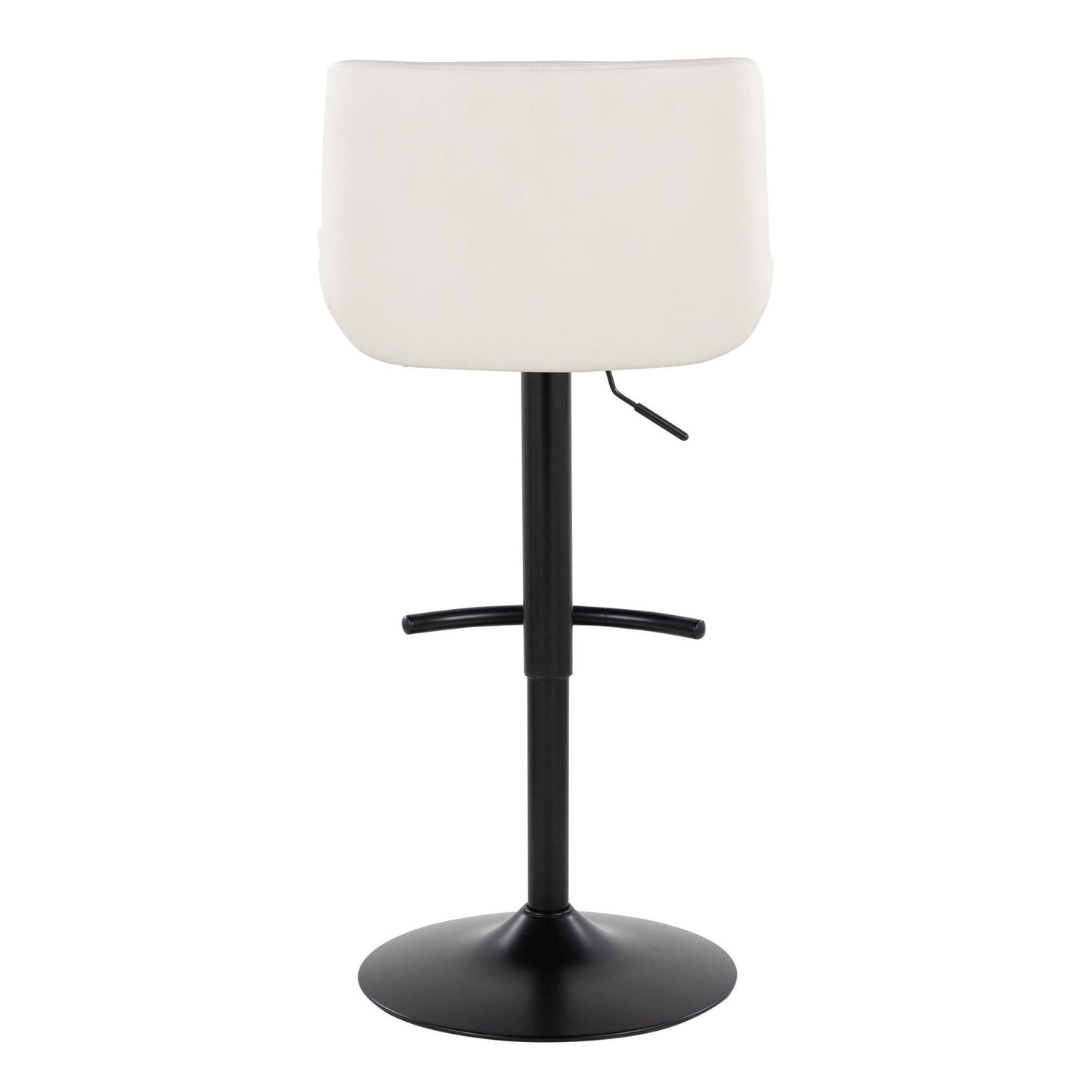 Majestic Office Furniture Upholstered Adjustable Barstool - Set of 2