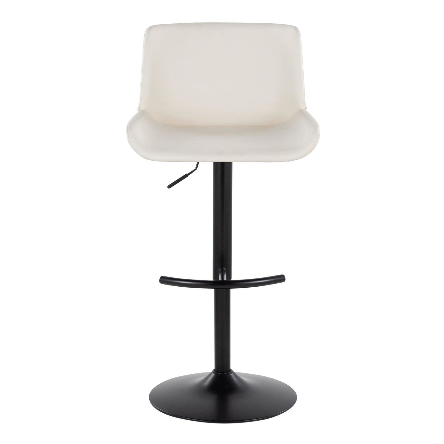 Majestic Office Furniture Upholstered Adjustable Barstool - Set of 2