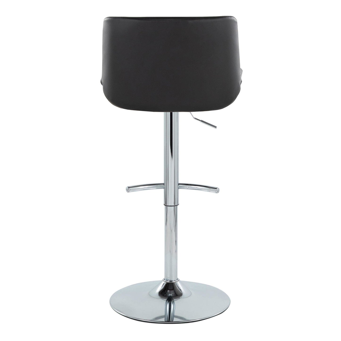 Majestic Office Furniture Upholstered Adjustable Barstool - Set of 2