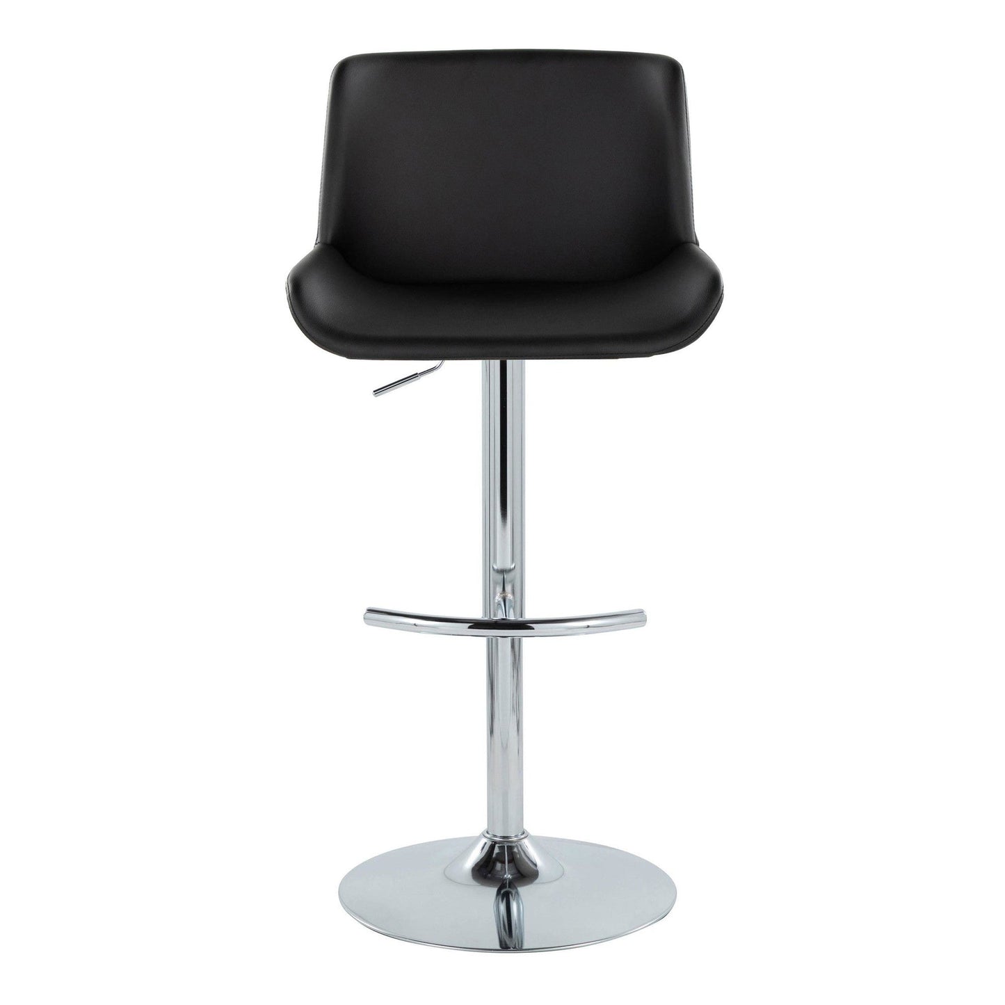 Majestic Office Furniture Upholstered Adjustable Barstool - Set of 2