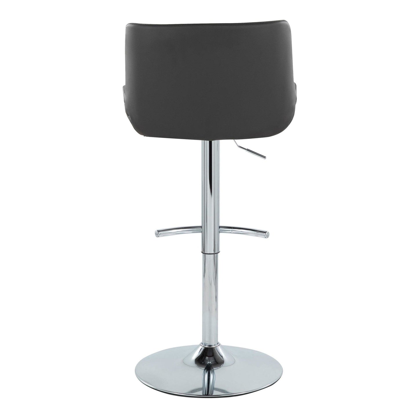 Majestic Office Furniture Upholstered Adjustable Barstool - Set of 2
