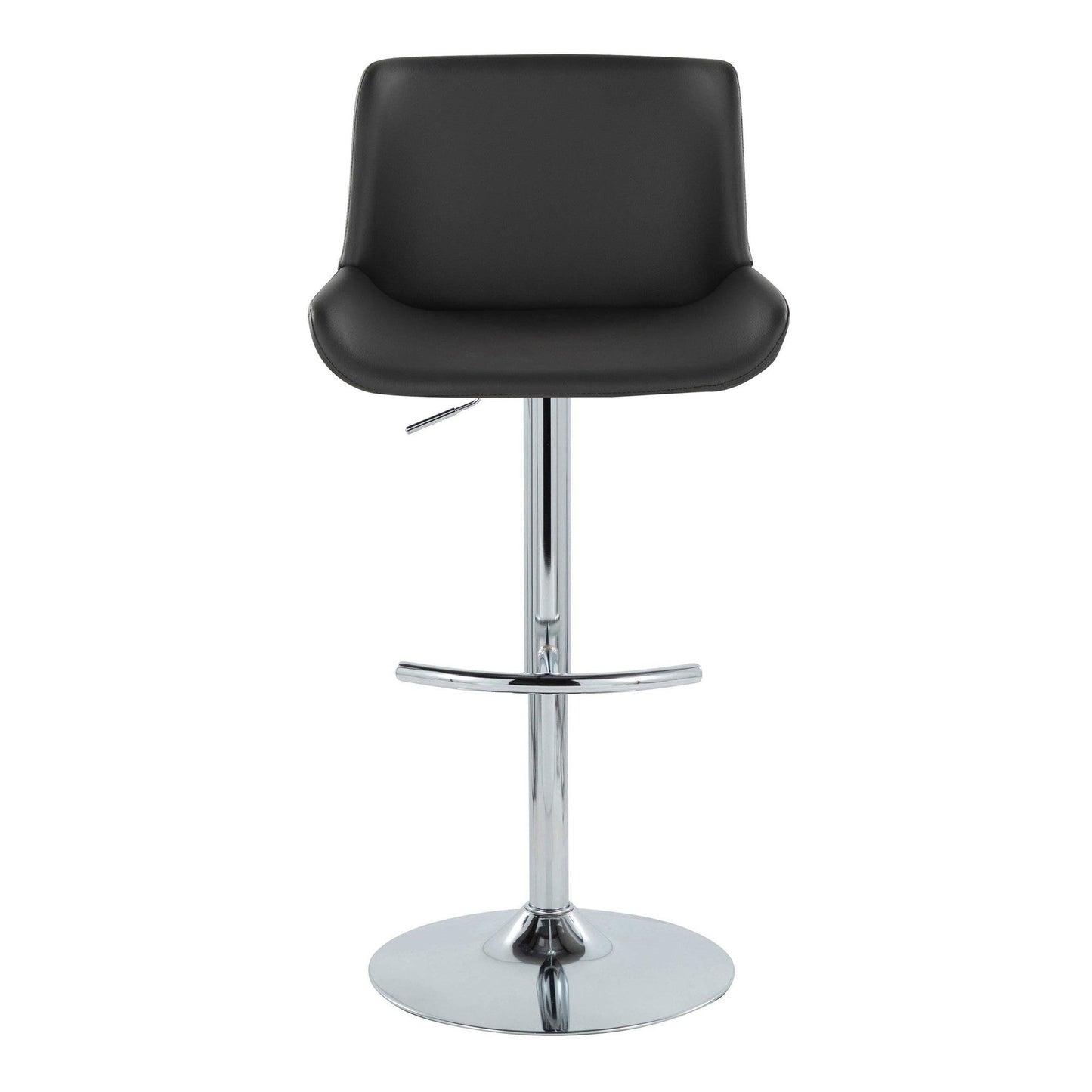 Majestic Office Furniture Upholstered Adjustable Barstool - Set of 2