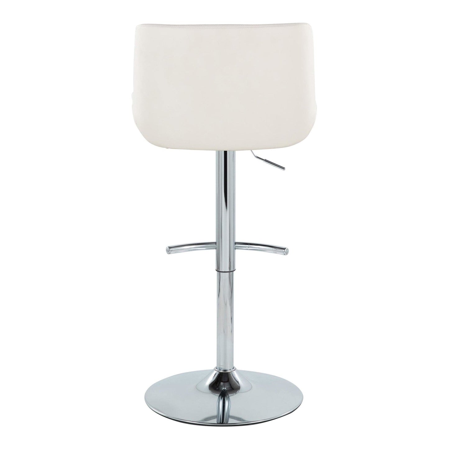 Majestic Office Furniture Upholstered Adjustable Barstool - Set of 2