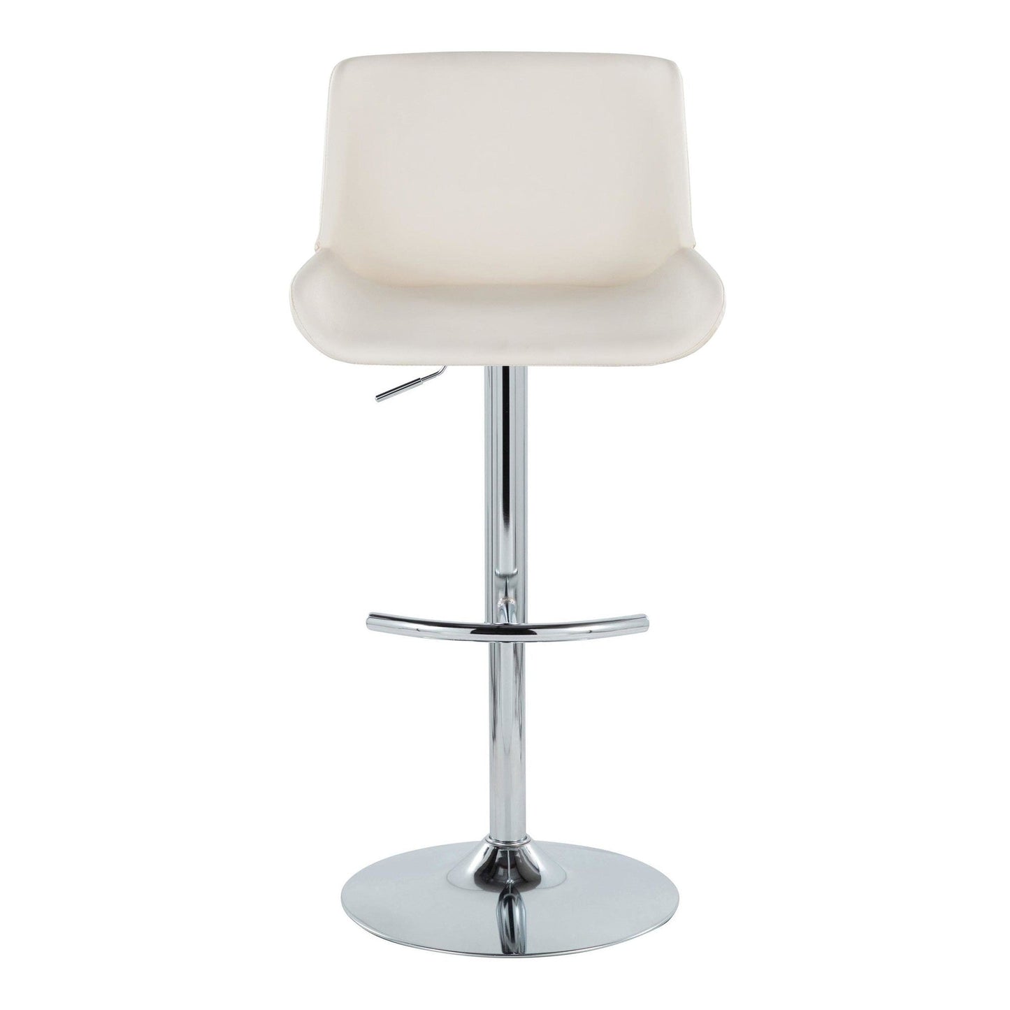 Majestic Office Furniture Upholstered Adjustable Barstool - Set of 2