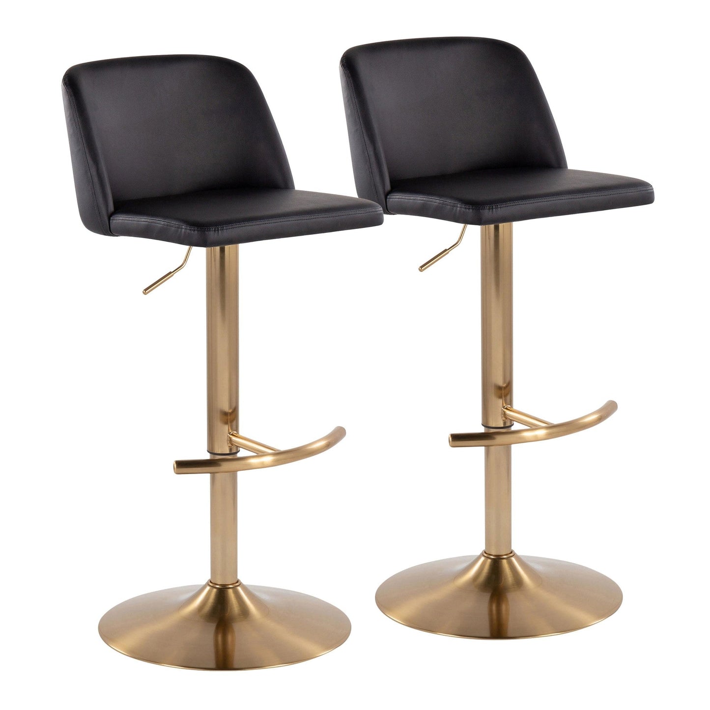 Majestic Office Furniture Adjustable Barstool - Set of 2