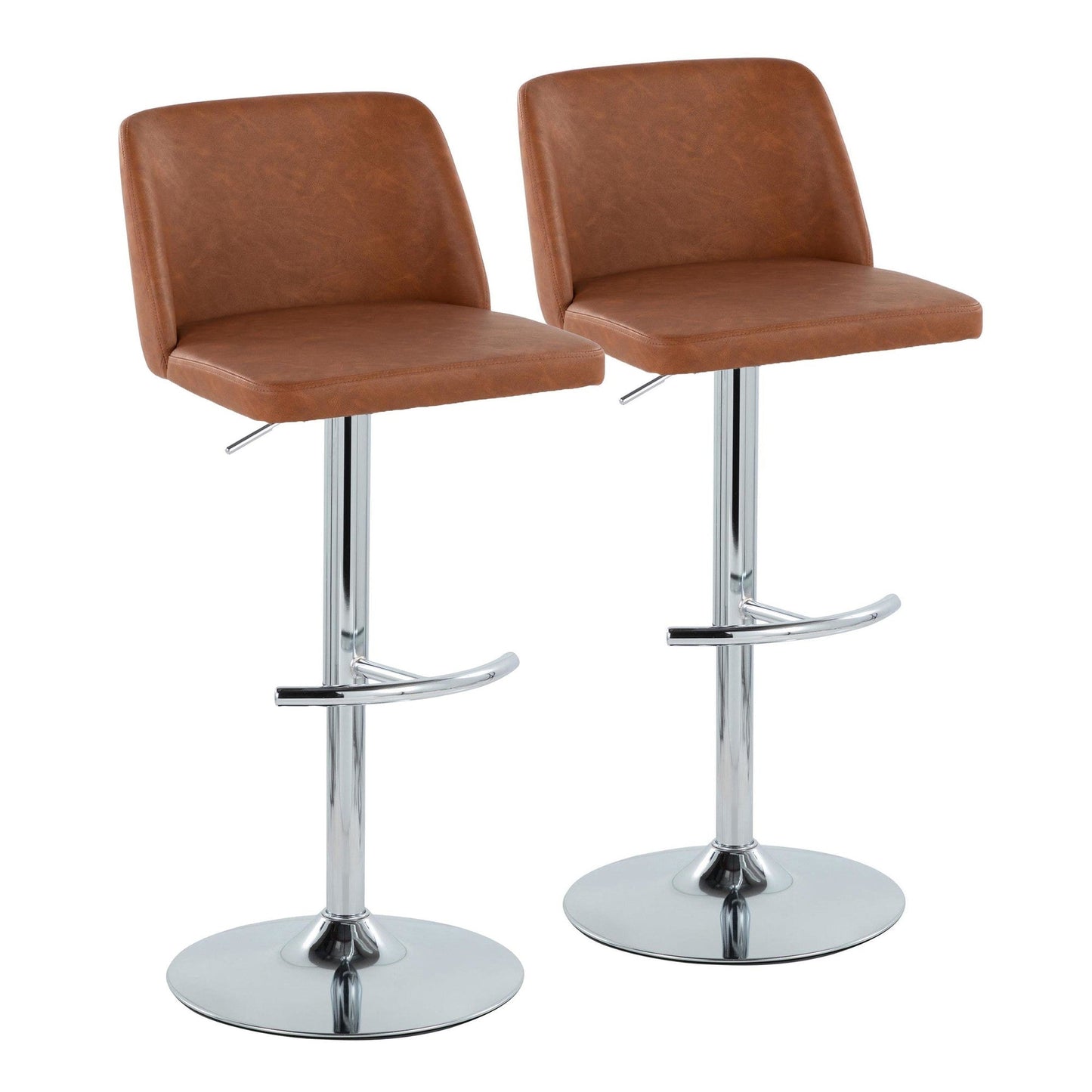 Majestic Office Furniture Adjustable Barstool - Set of 2