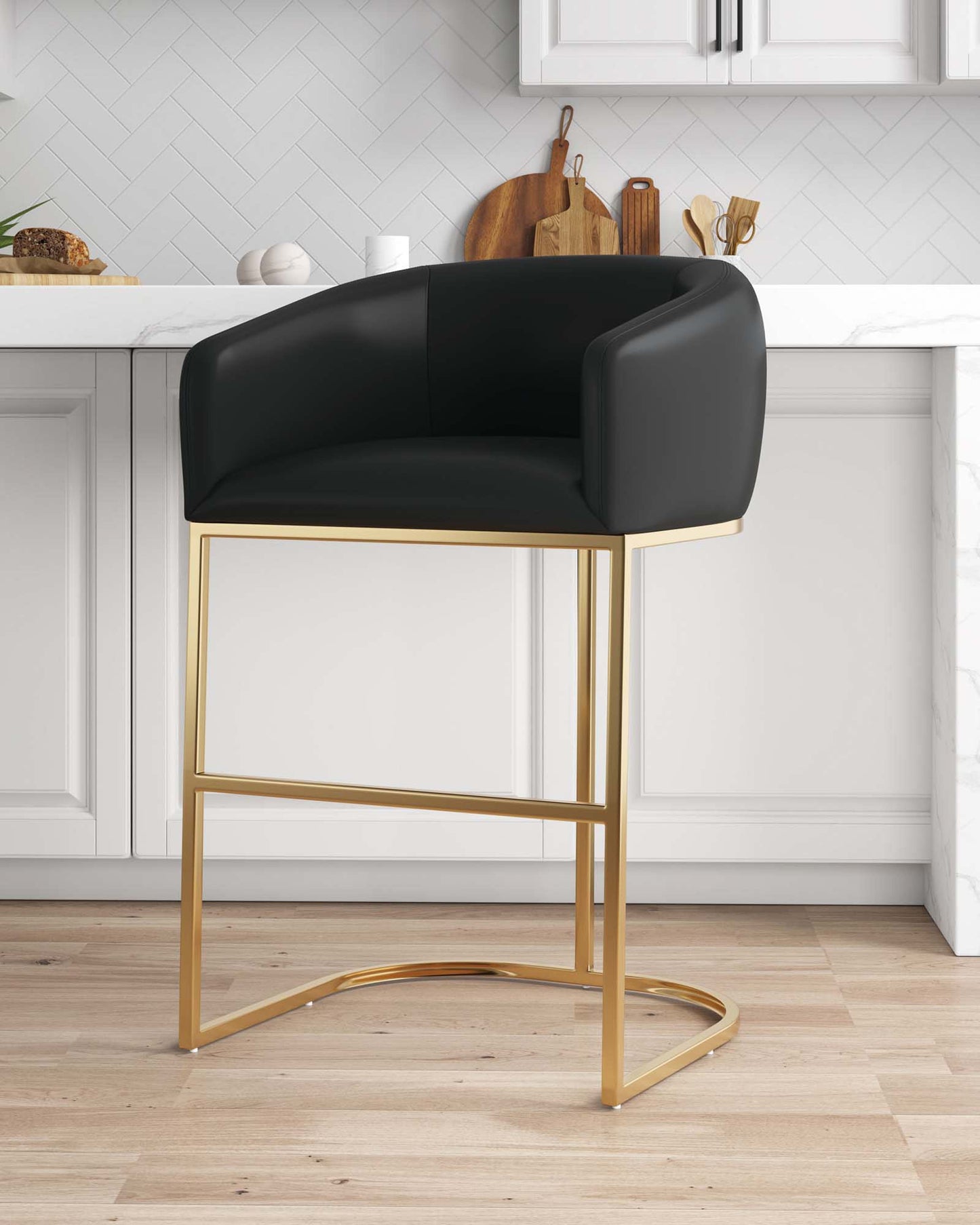 Manhattan Comfort Louvre Barstool