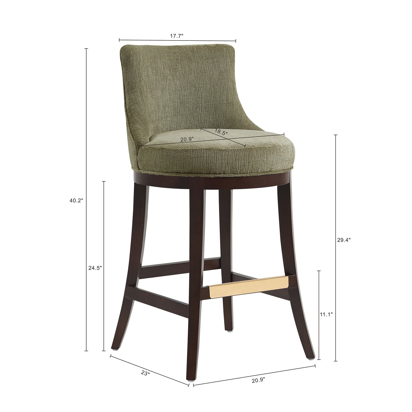 Manhattan Comfort Lucia Barstool