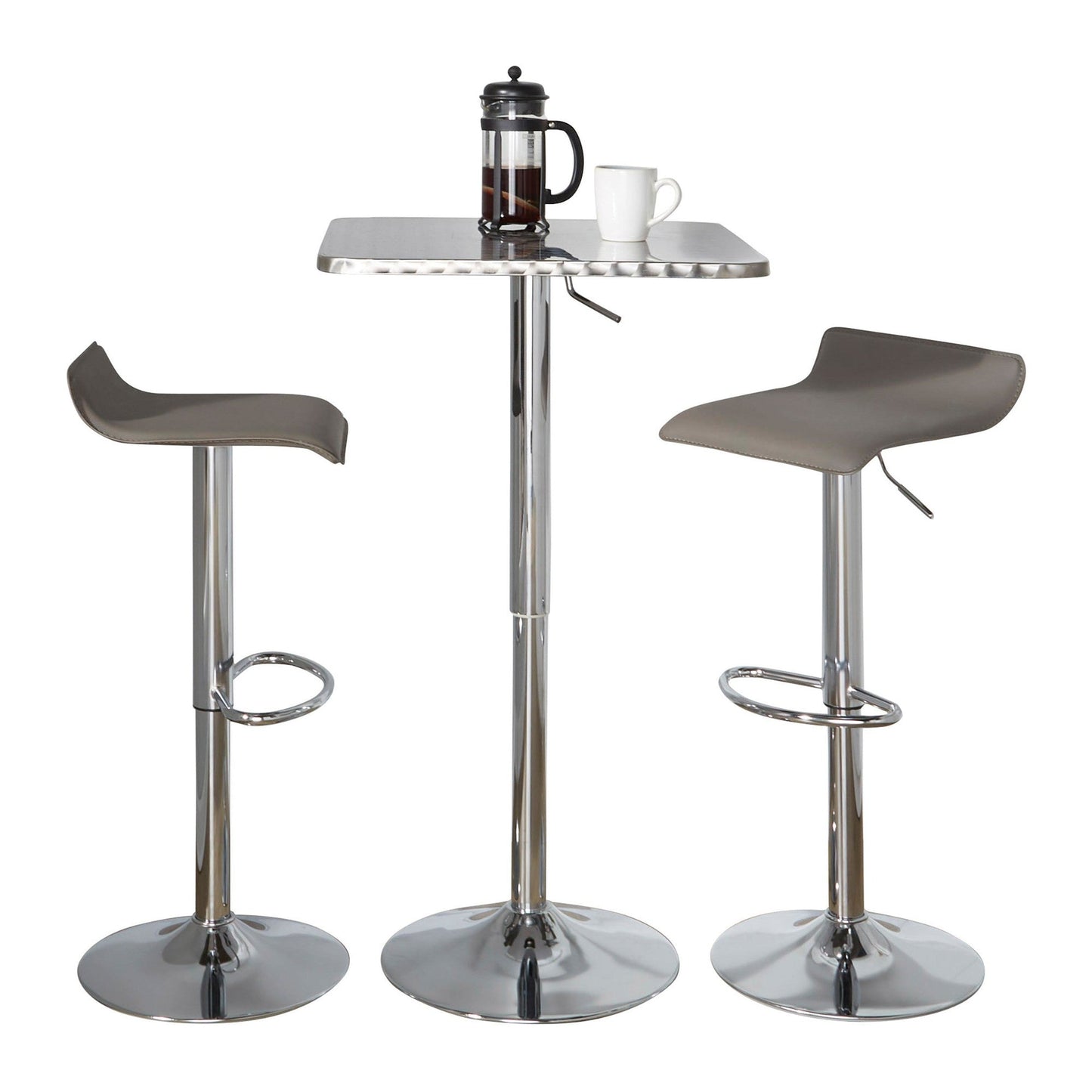 Majestic Office Furniture Square-ale Bar Set - 3 Piece