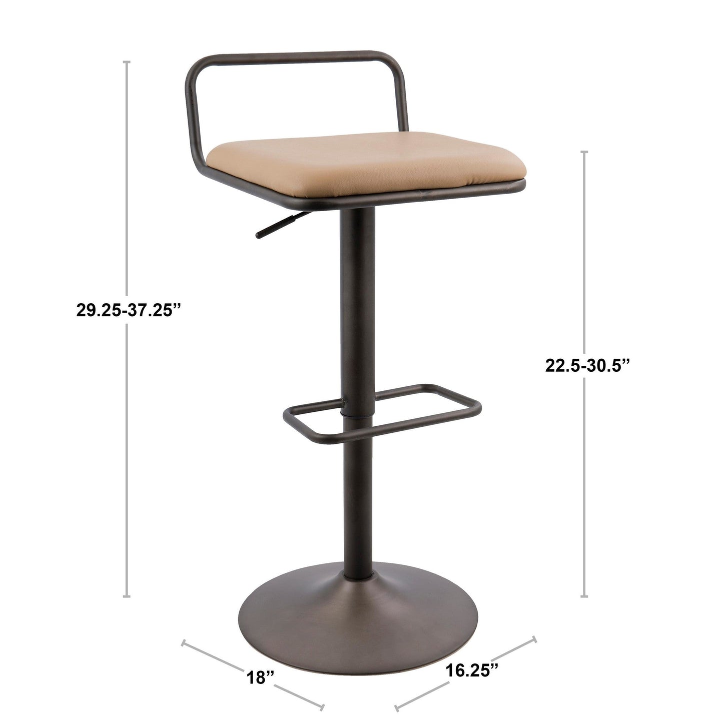 Majestic Office Furniture Barstool - Set of 2