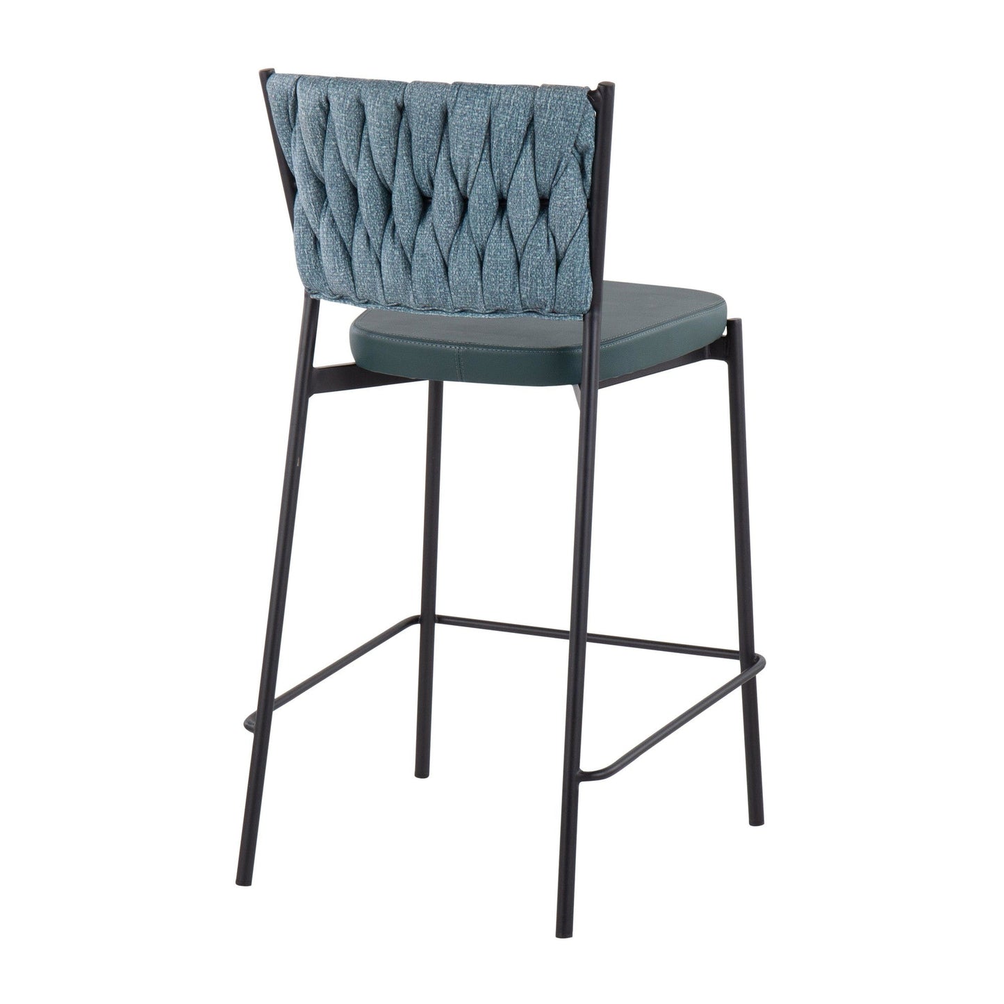 Majestic Office Furniture Tania 24" Fixed-Height Counter Stool - Set of 2